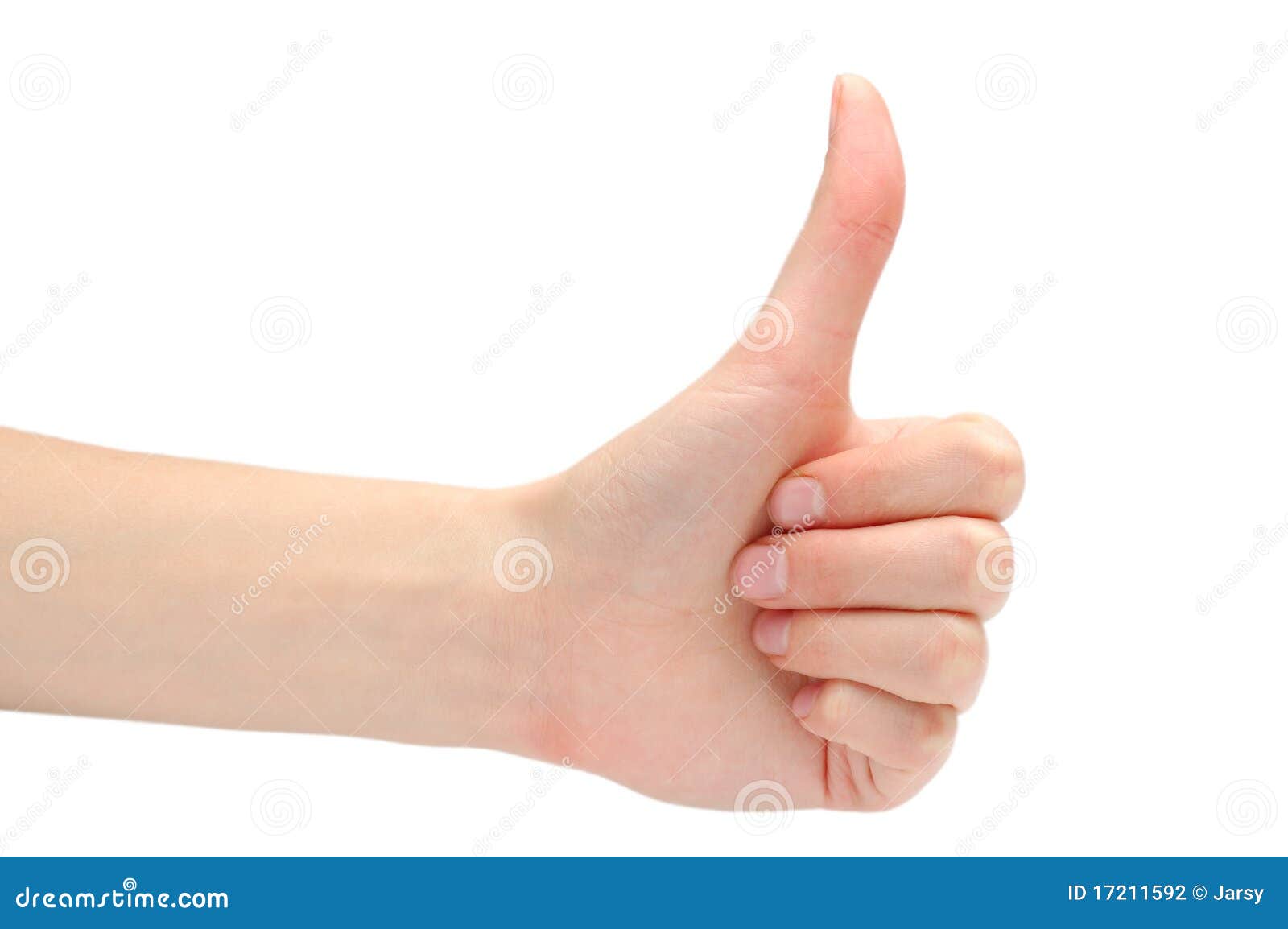 hand expressing positivity