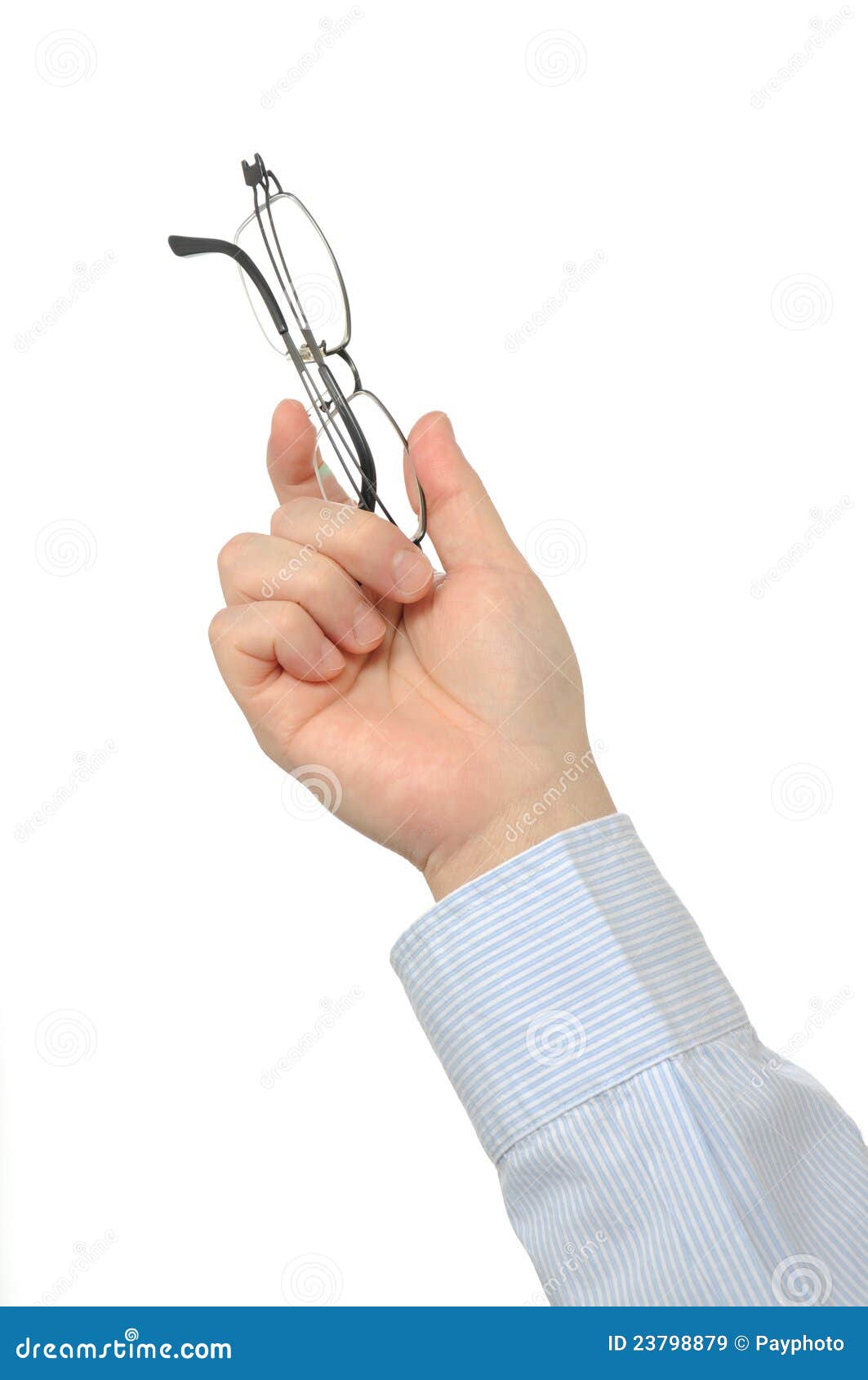 Hand and eyeglasses stock image. Image of personal, hand 23798879