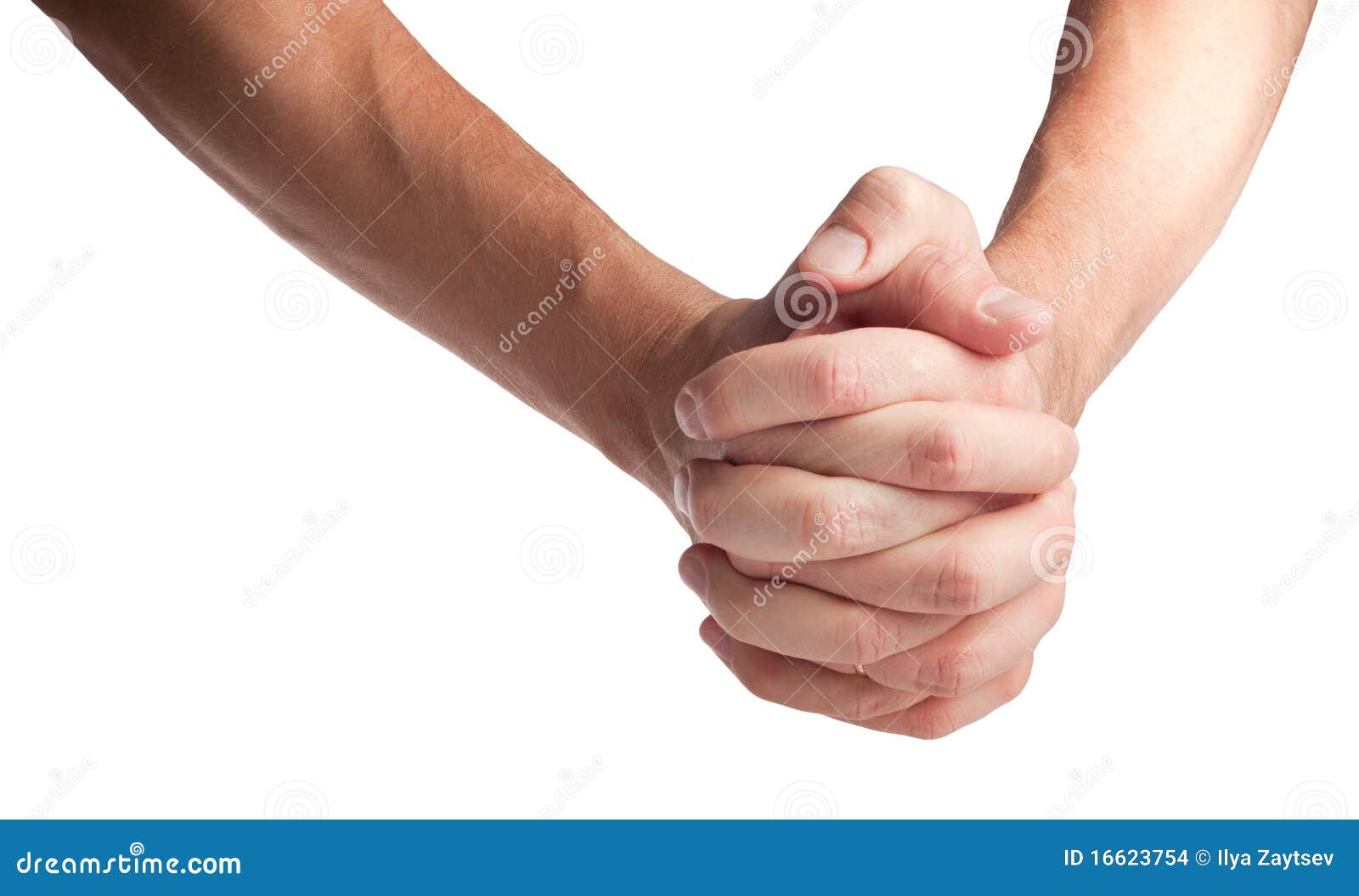 Hand Gesture: Fingers Interlaced Stock Images - Image: 16623754