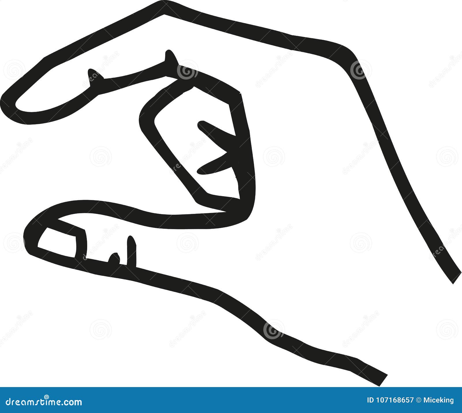 Showing Little Size Hand Gesture Stock Illustrations – 375 Showing Little  Size Hand Gesture Stock Illustrations, Vectors & Clipart - Dreamstime