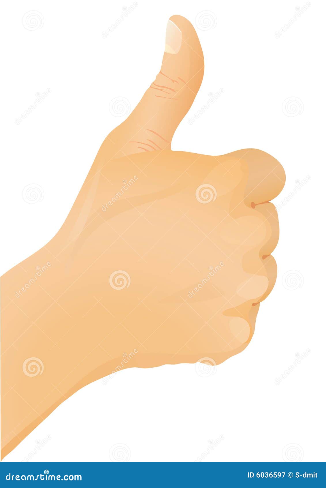 hand gesture - thumb up