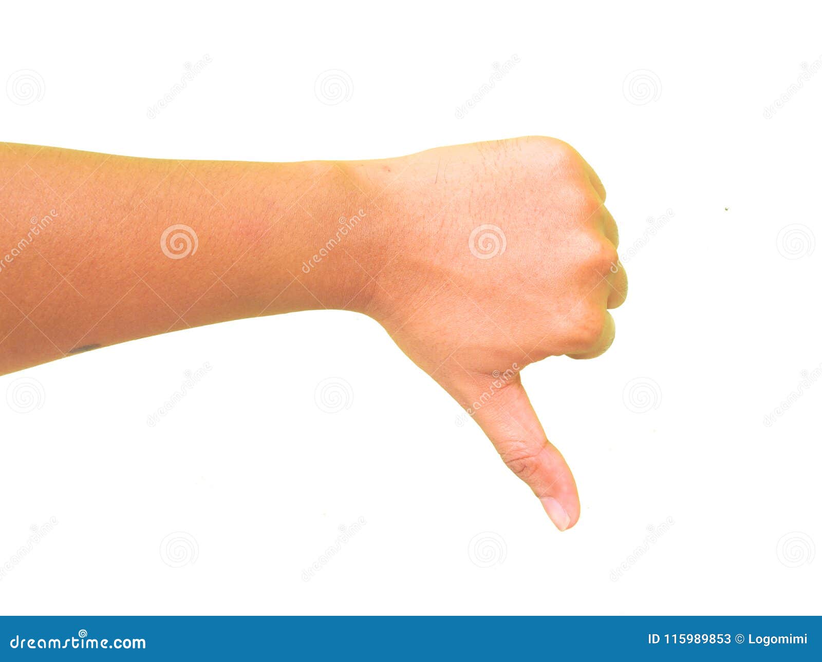 Hand gestures, thumbs down stock image. Image of icon 115989853