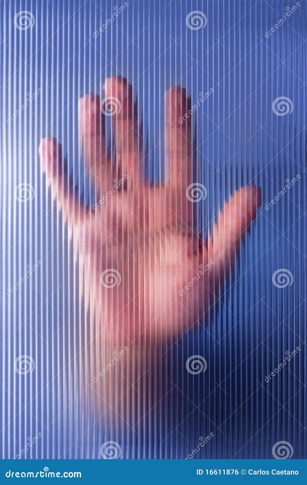 Hand on Glass stock photo. Image of abstract, background 16611876
