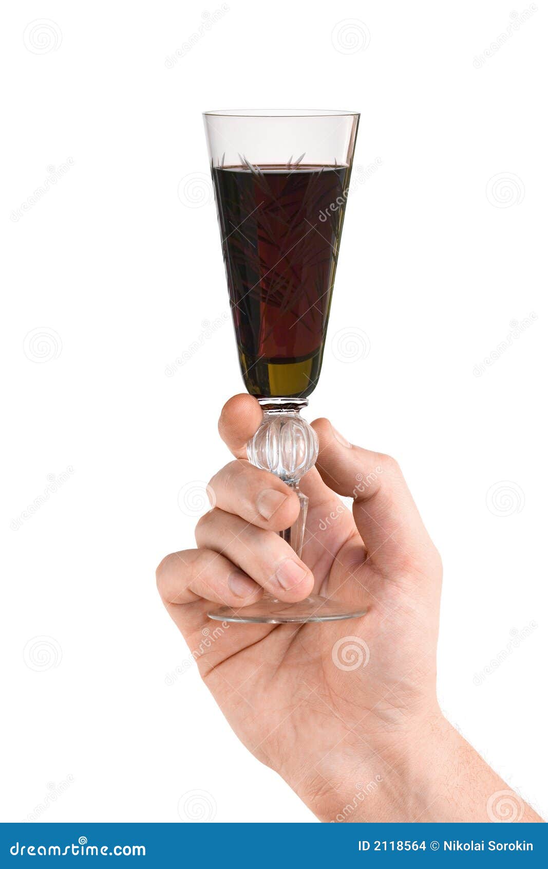 Hand with Glass of Red Wine Stock Photo Image of bonding, lifestyles