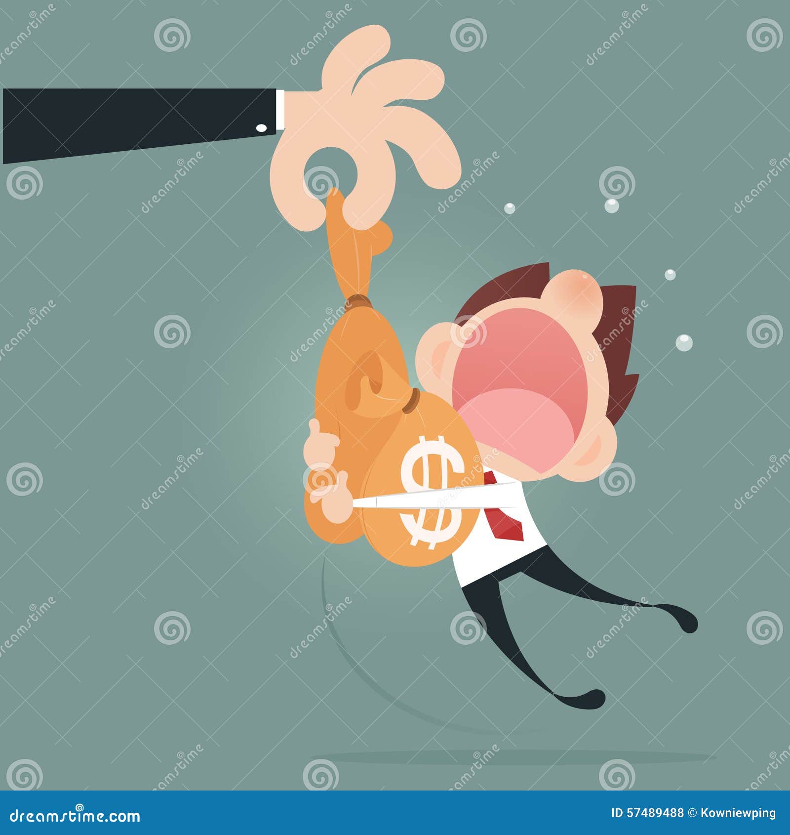 Hand Grabbing Cartoon Isolated Symbol In Black And White Vector