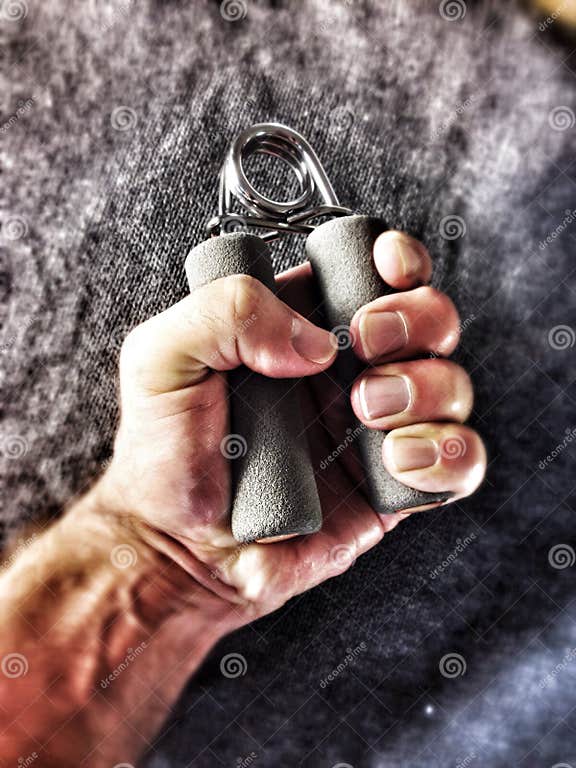 Hand grip exercise editorial stock photo. Image of close 44225963
