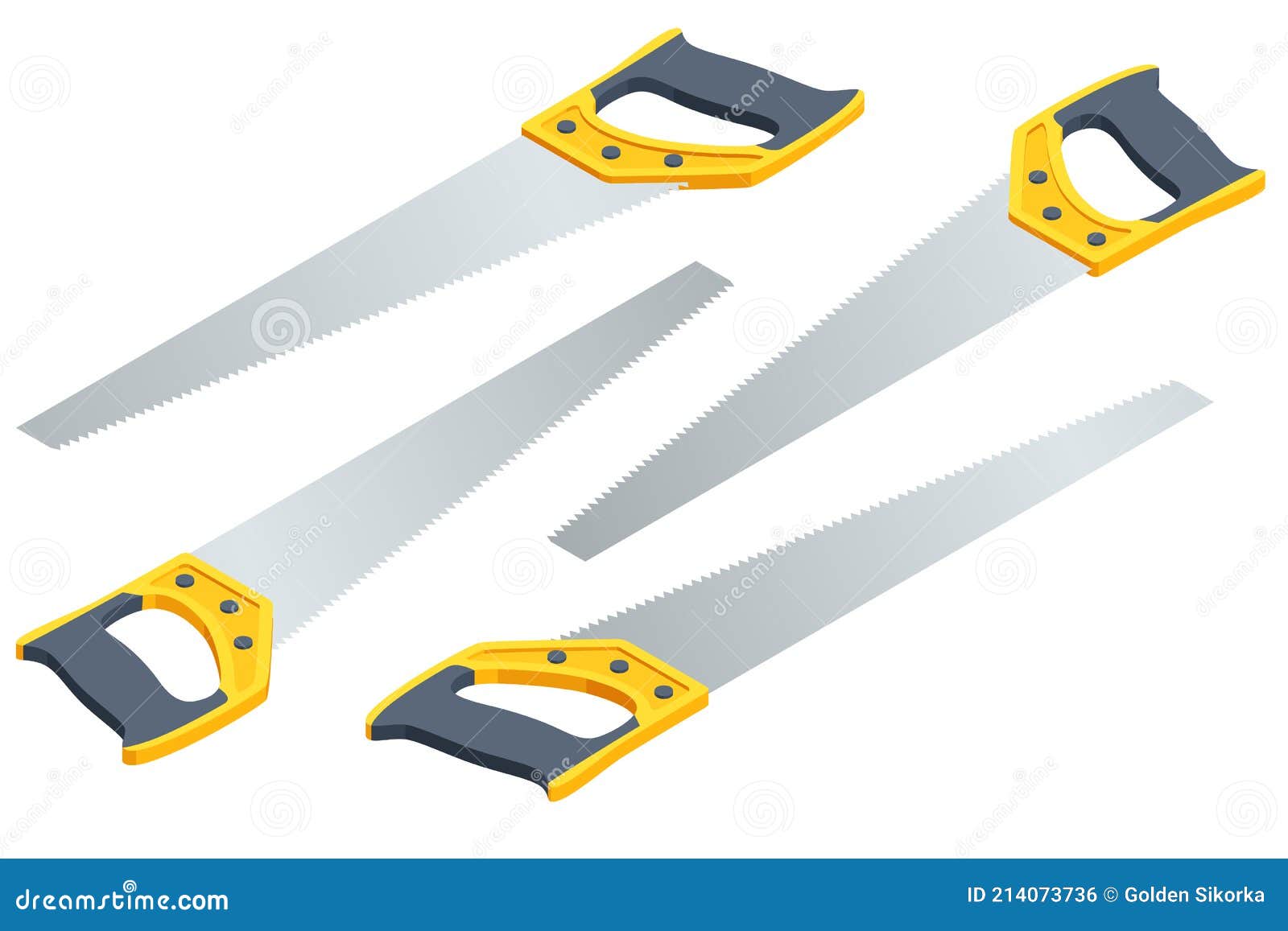 Omgekeerd Meerdere zingen Hand Hackzaag Geïsoleerd Op Witte Achtergrond. Handzaag Voor Het Snijden  Van Een Boomzaag Op Hout. Landbouwinstrument. Gereedschap Vector  Illustratie - Illustration of instrument, hardware: 214073736