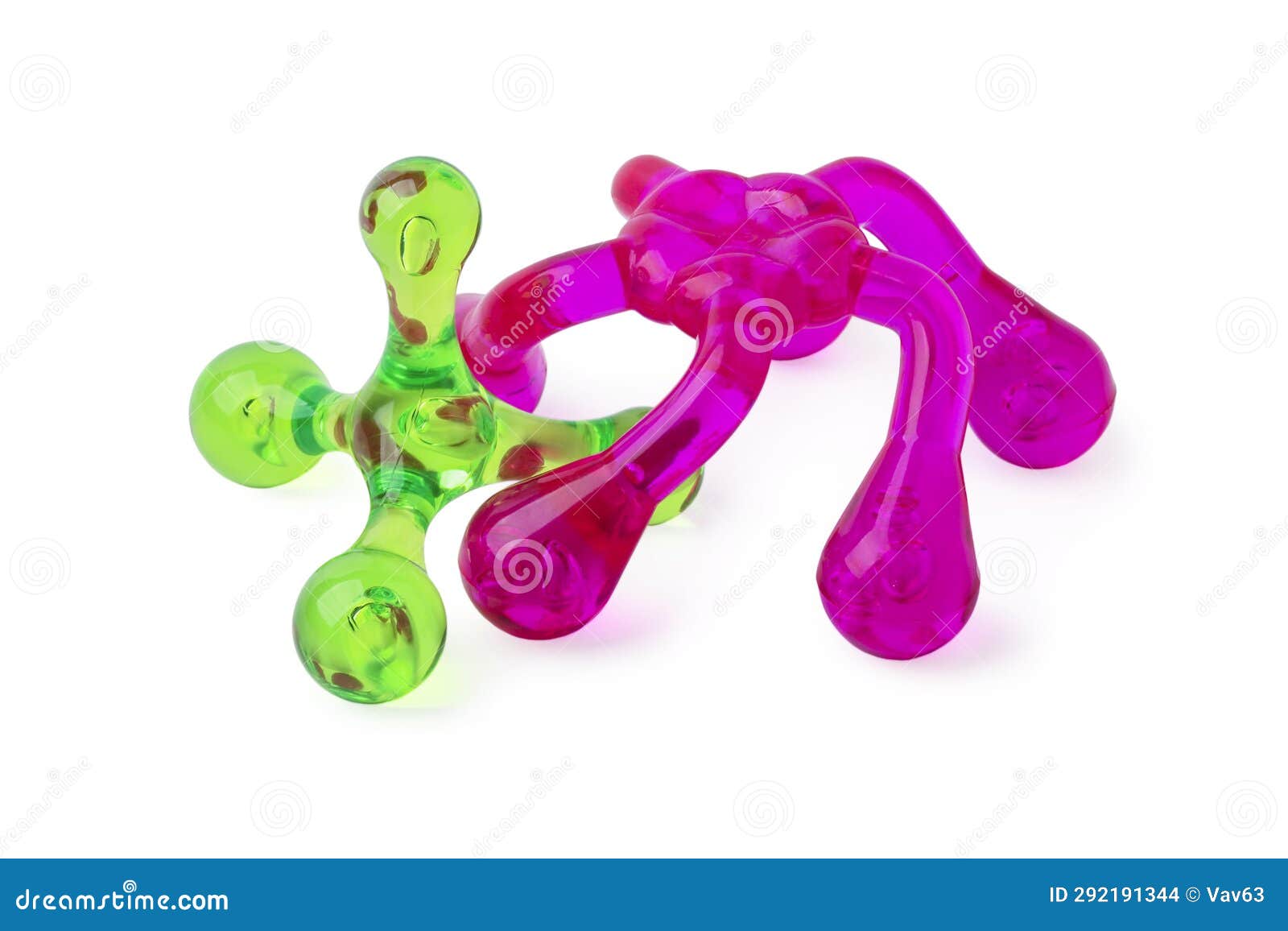 Hand plastic massagers stock photo. Image of shape, medical 292191344