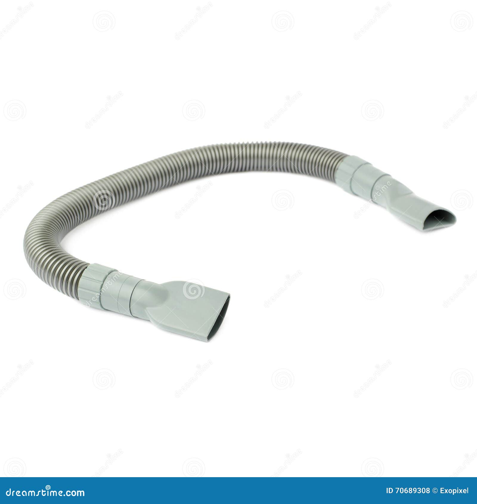 Hand Held Small Vacuum Hose Cleaner Isolated Over the White Background