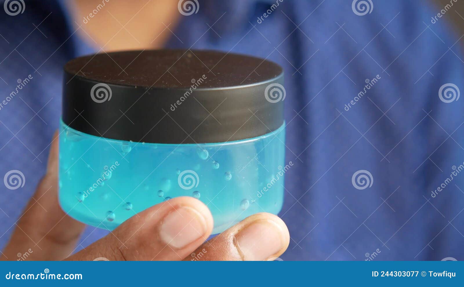 Hand Hold a Jar of Hair Gel, Stock Video Video of transparent, styling 244303077