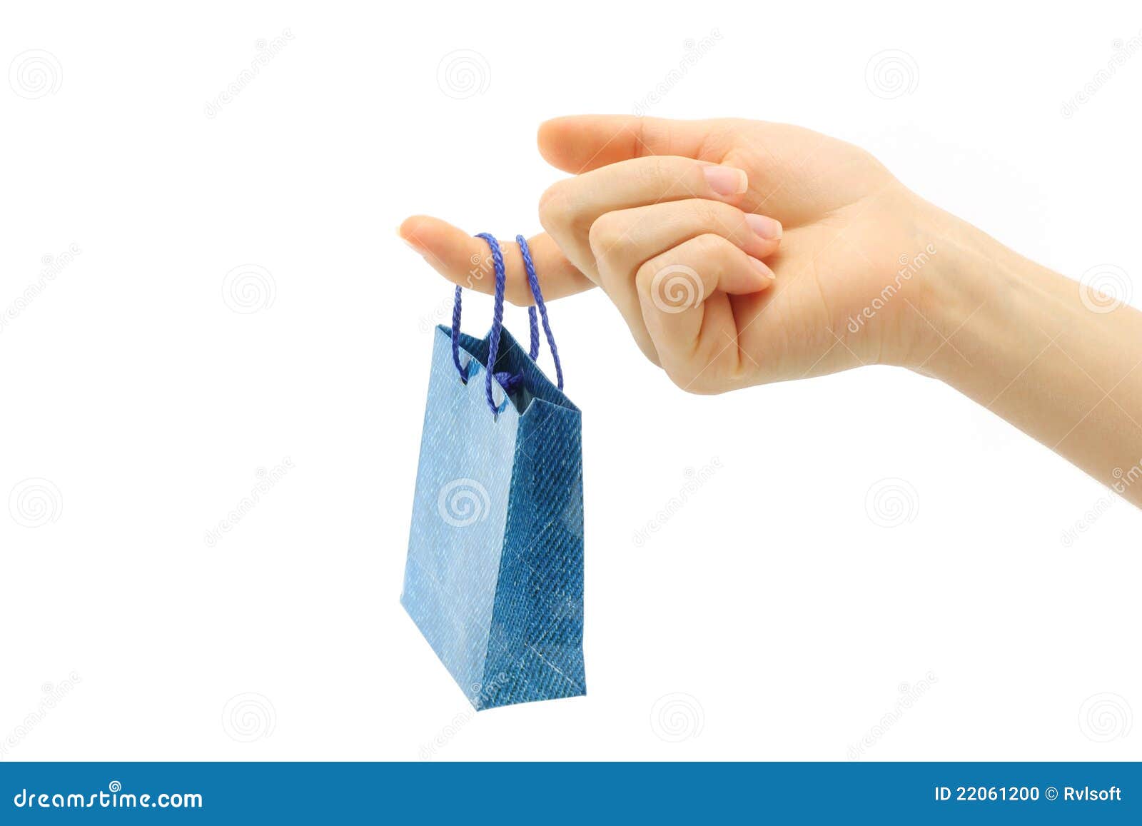 Hand hold shopping bag stock photo. Image of packet, blank 22061200