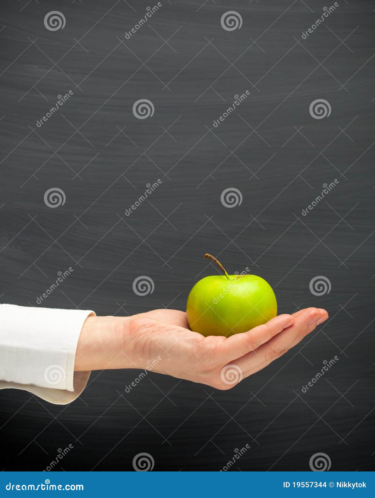 Hand Holding Apple Stock Images Image 19557344