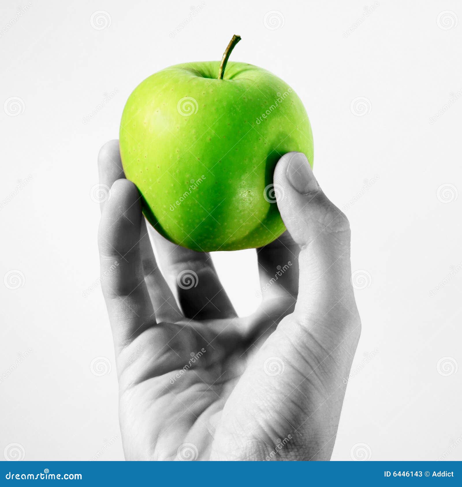 Hand Holding Apple Stock Photos - Image: 6446143