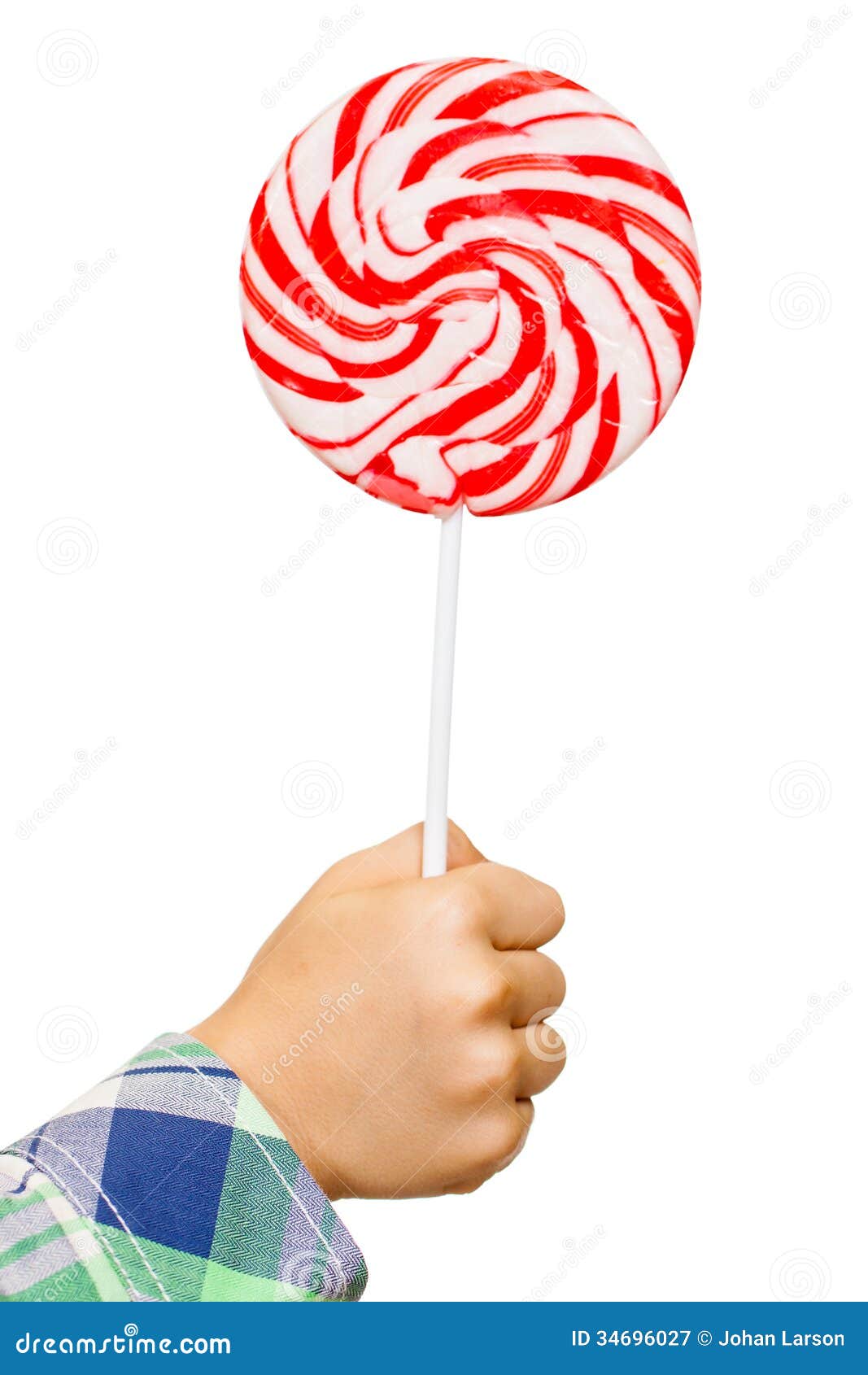 Hand Holding Big Red Lollipop. Stock Image - Image of large, beauty ...