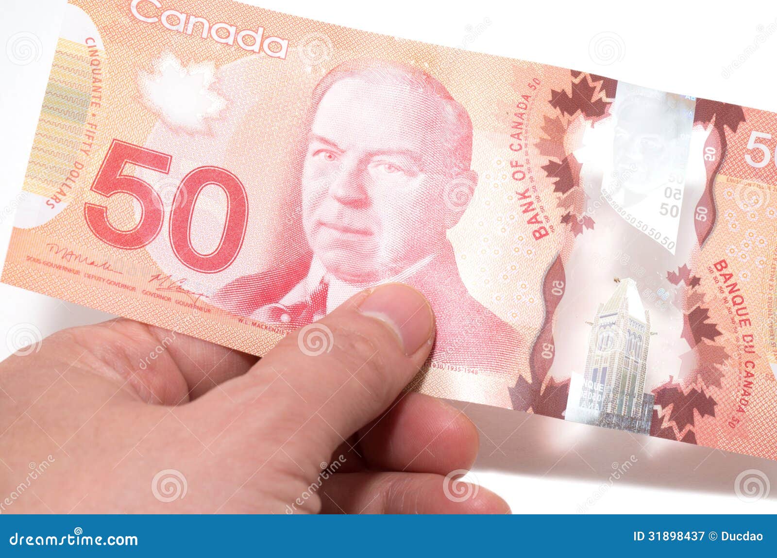 50 fifty canadian dollars Stock Photo - Alamy