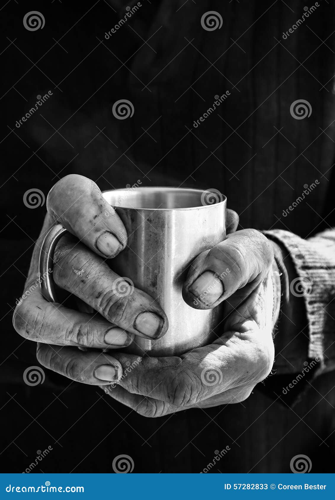 Hand holding coffee mug stock image. Image of working 57282833