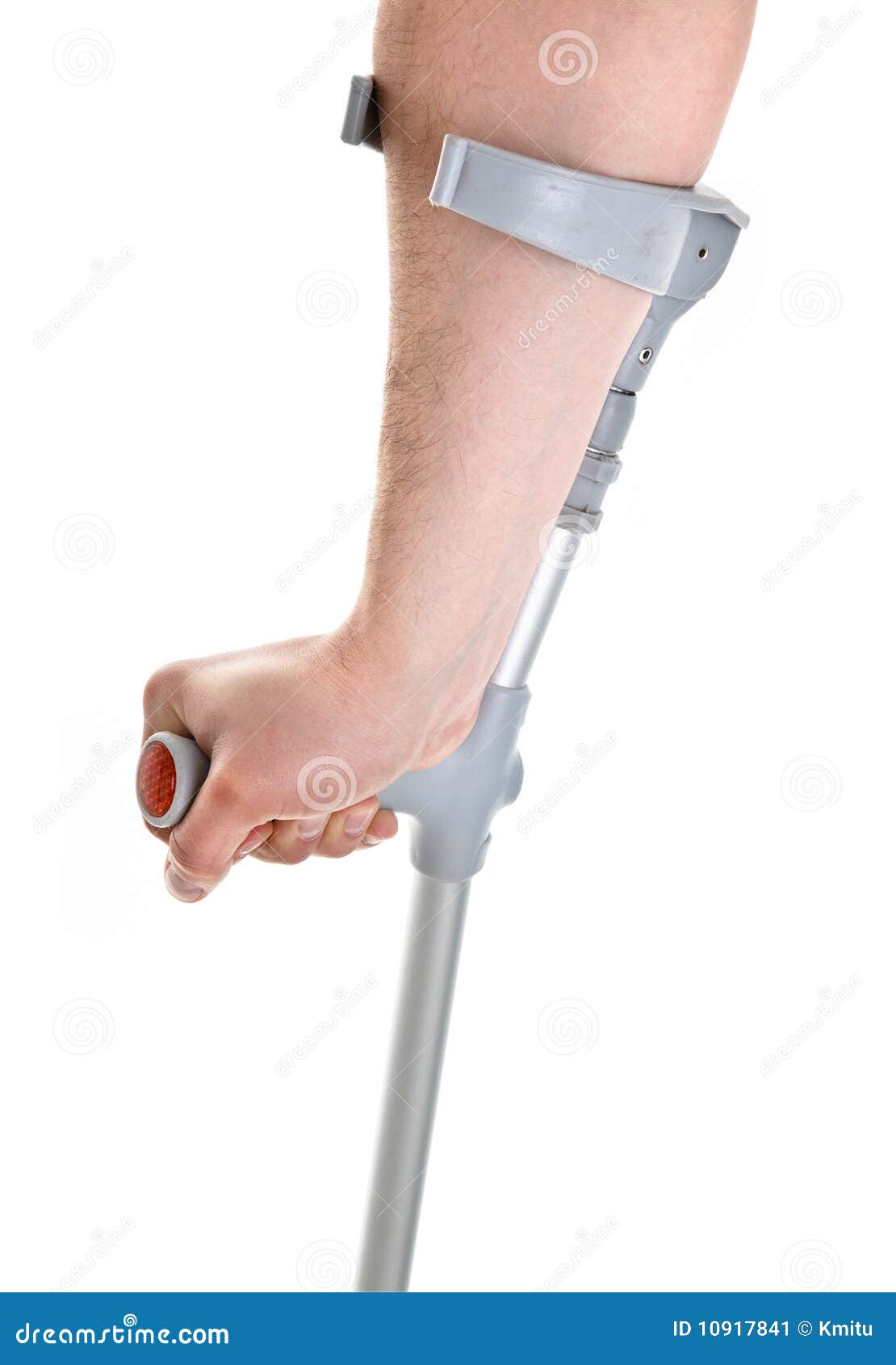 Hand Holding Crutch Stock Image Image 10917841