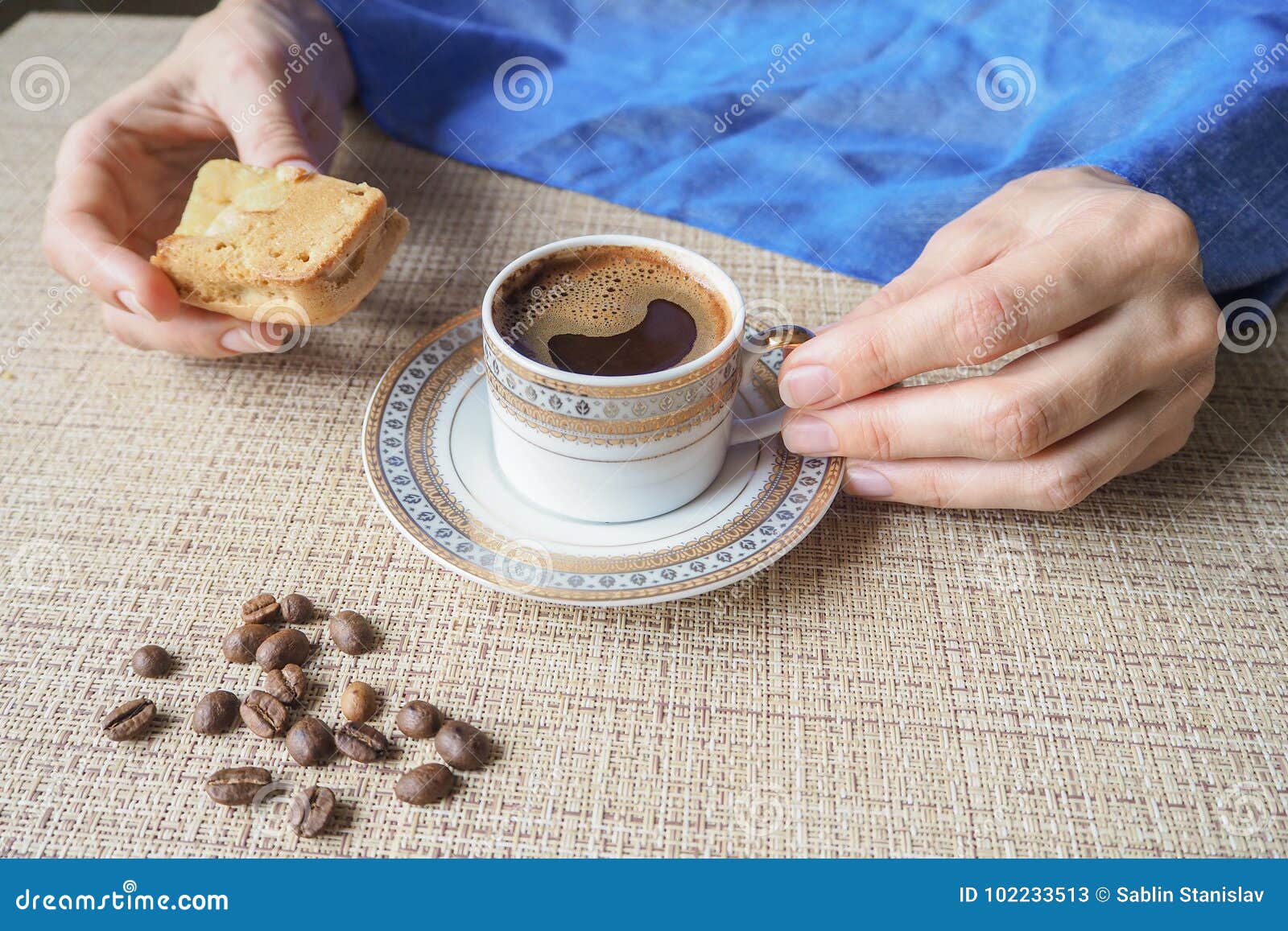 Hand Holding a Cup of Coffee. Stock Image Image of morning, bean