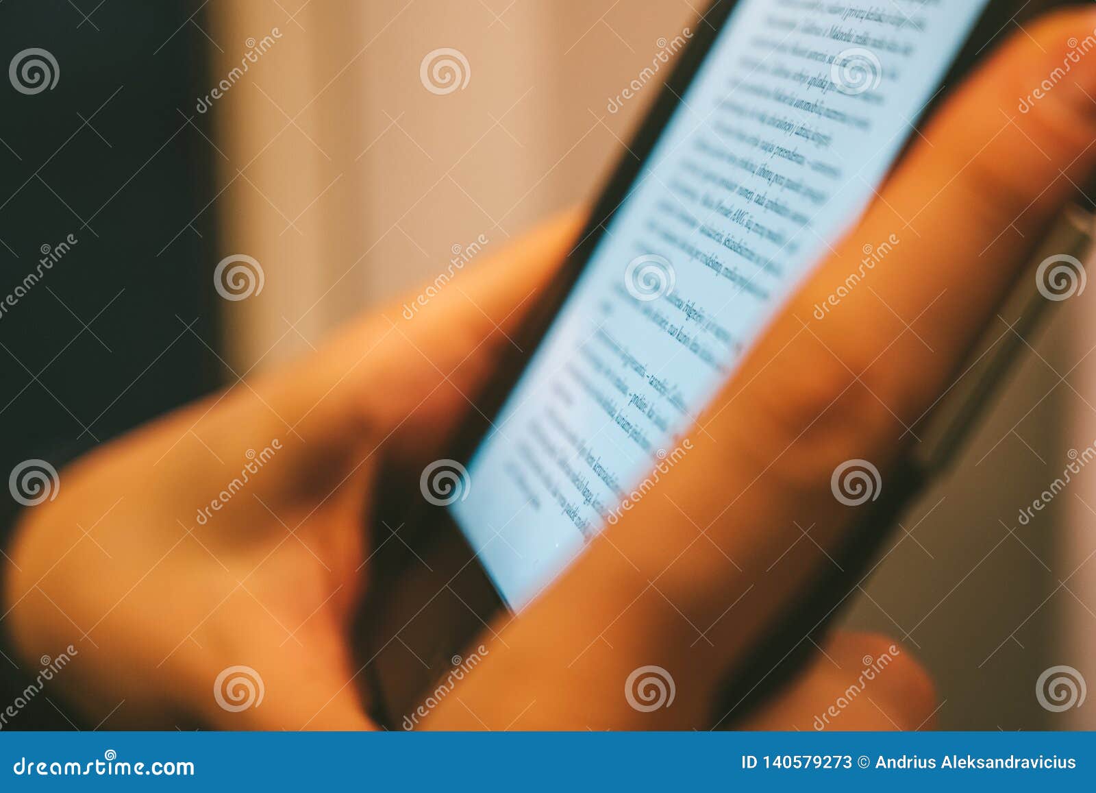 Hand Holding Electronic Reader Stock Image Image of electronic, hand