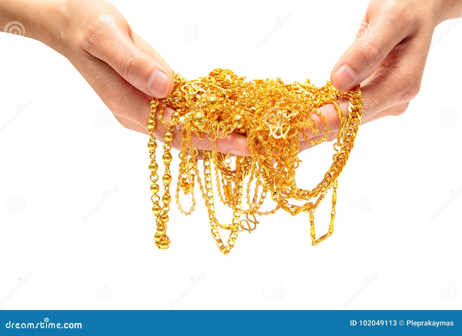 A Man Holding Up A Gold Trophy Cup With Milky Way Sky Background ...