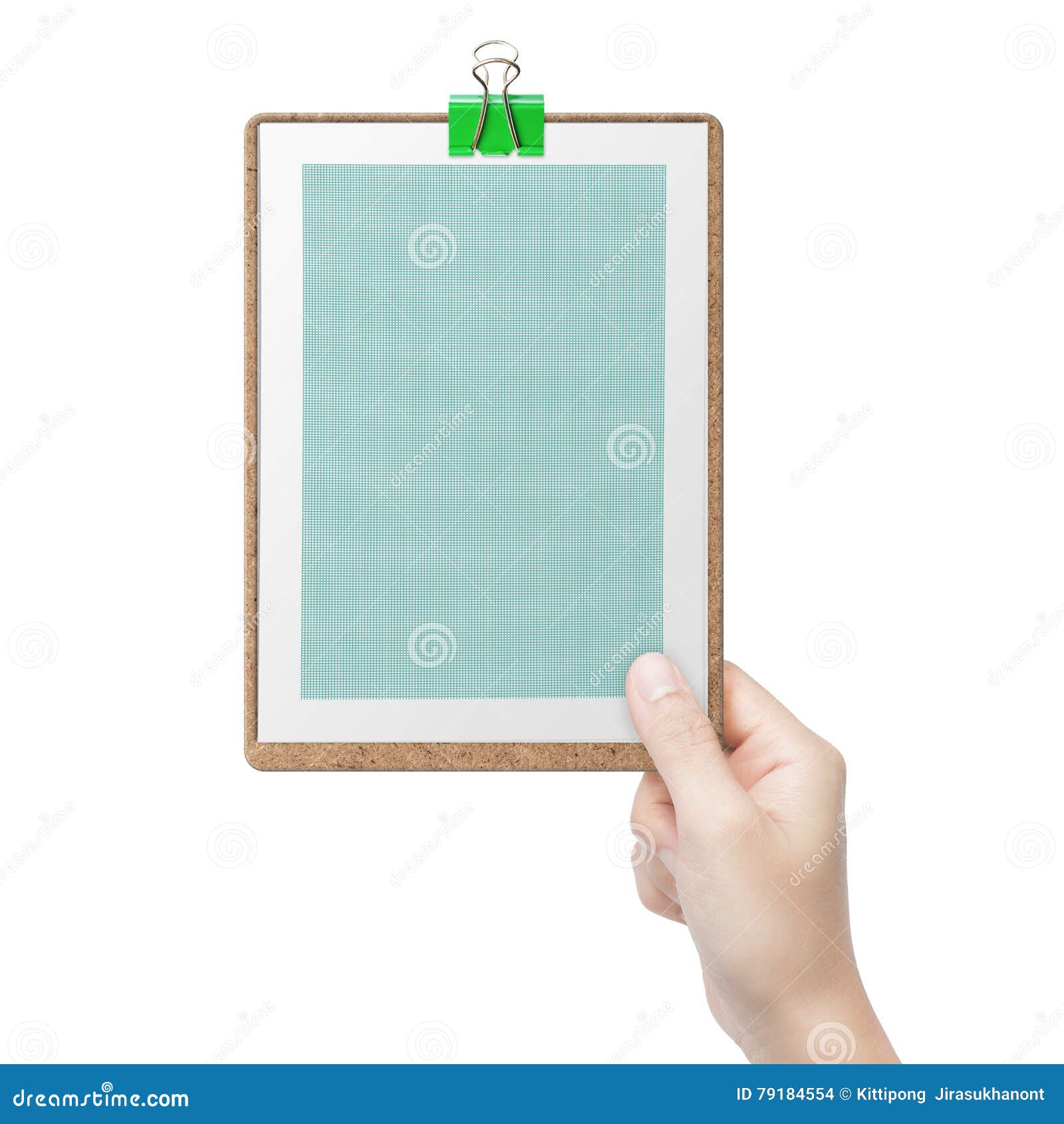 Hand Holding Green Clipboard Stock Photo Image of memorandum