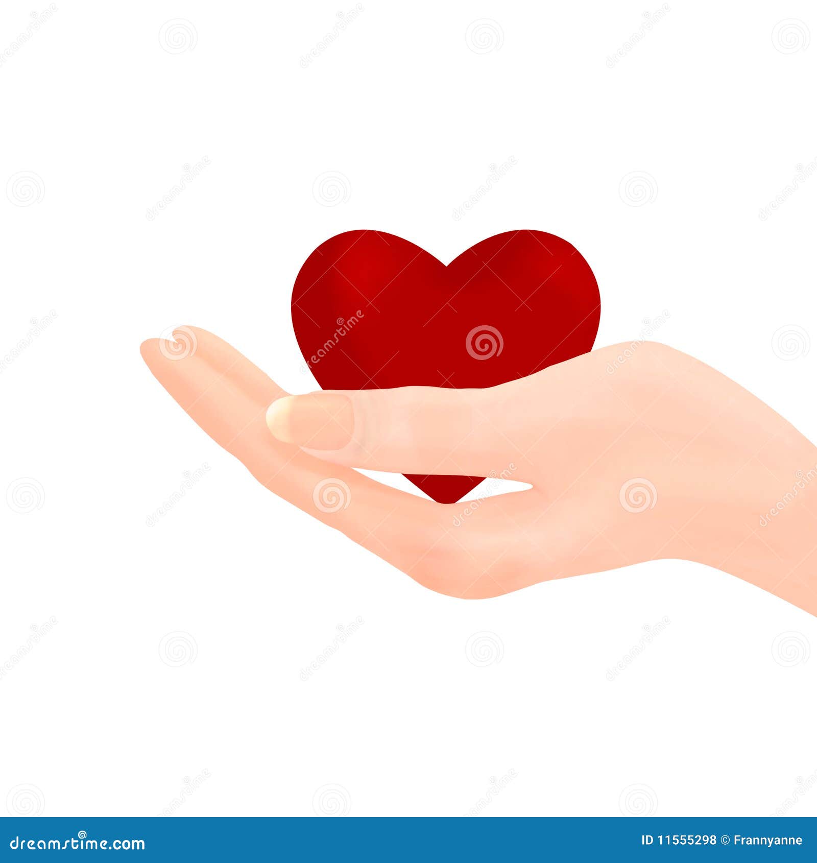 Hand Holding Heart Royalty Free Stock Photos Image 11555298
