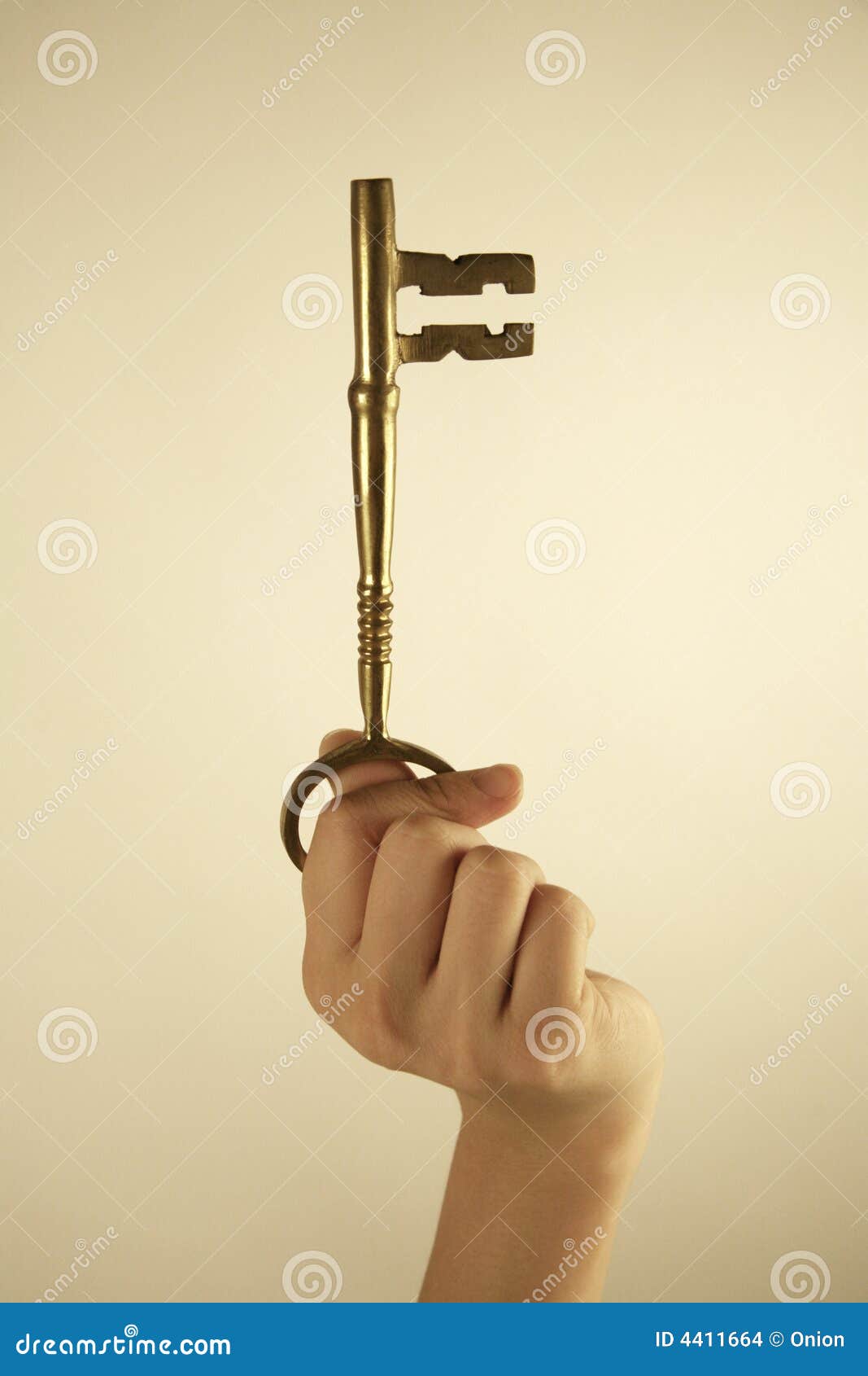 Hand holding key stock photo. Image of metal, woman, brass 4411664