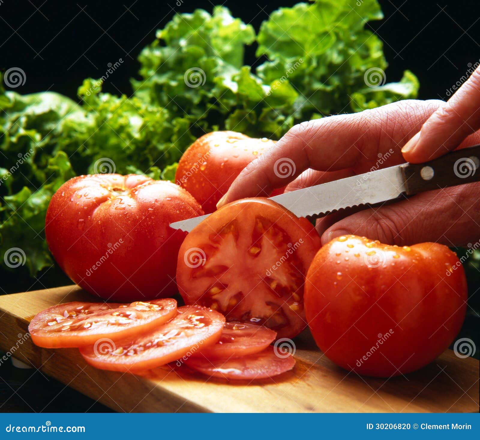 Tomato slice stock photo. Image of vitamins, preparation 