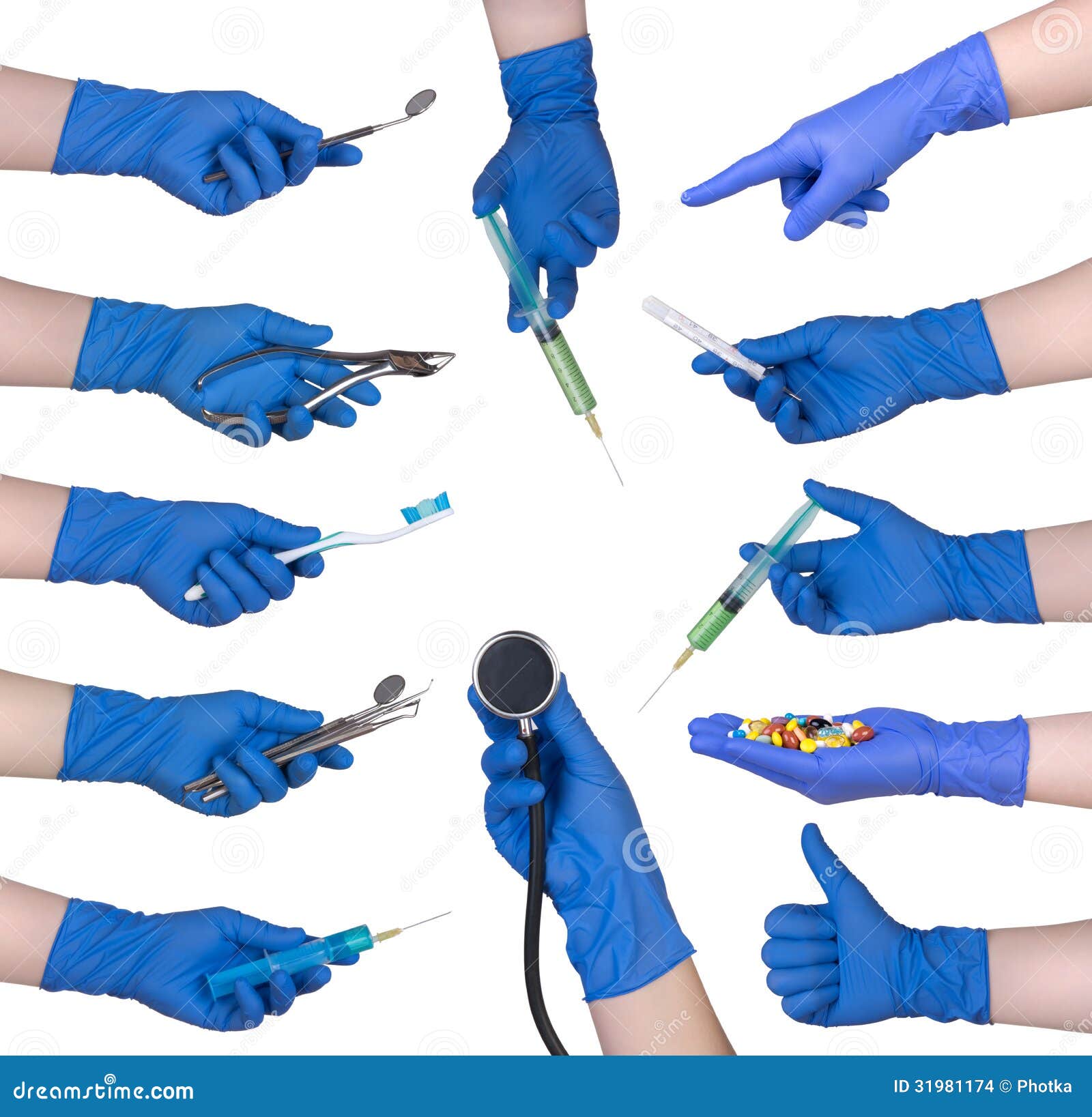 Hand Holding Medical Objects Stock Photo Image of capsule, injecting