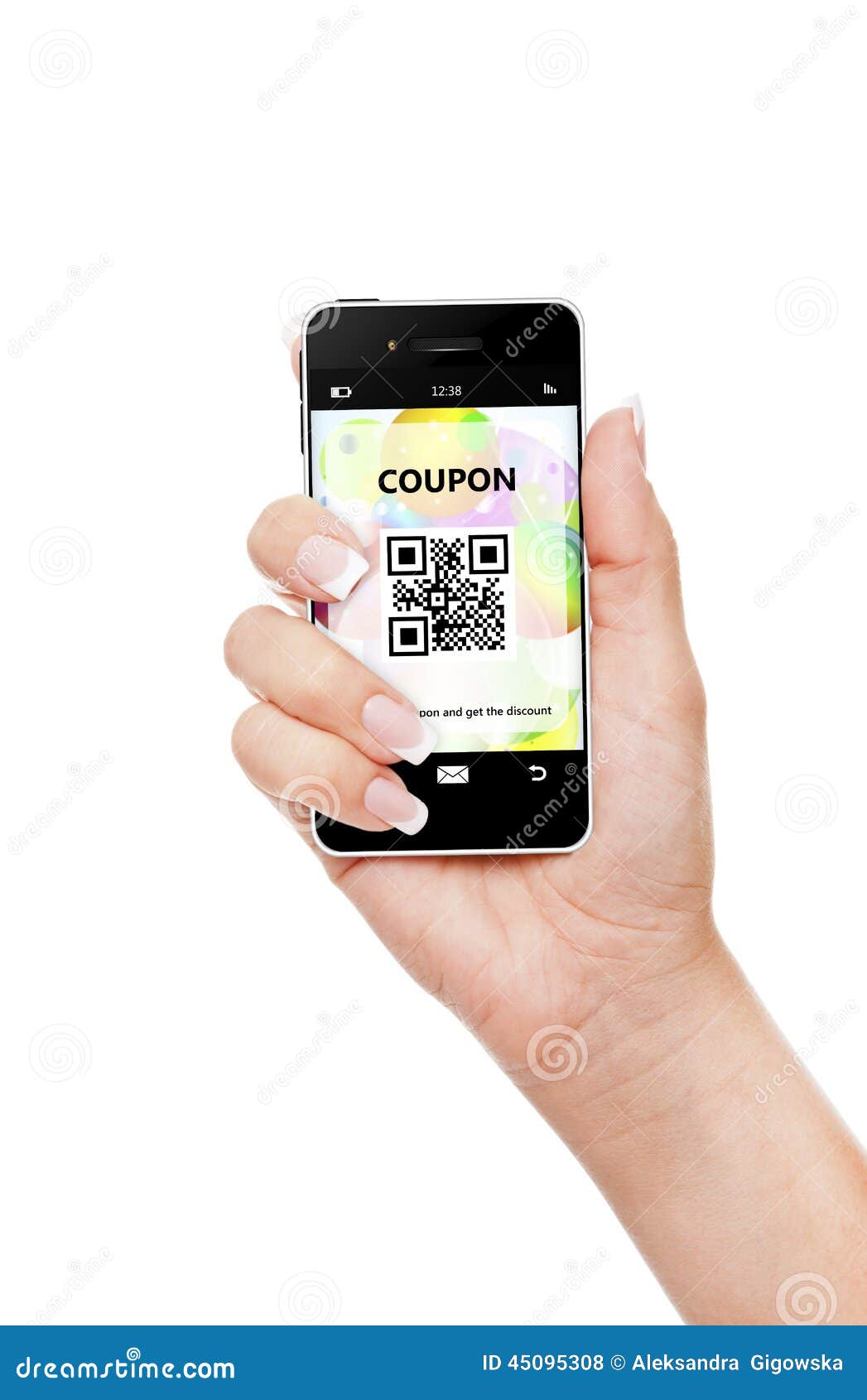 Discount coupons on mobile phones