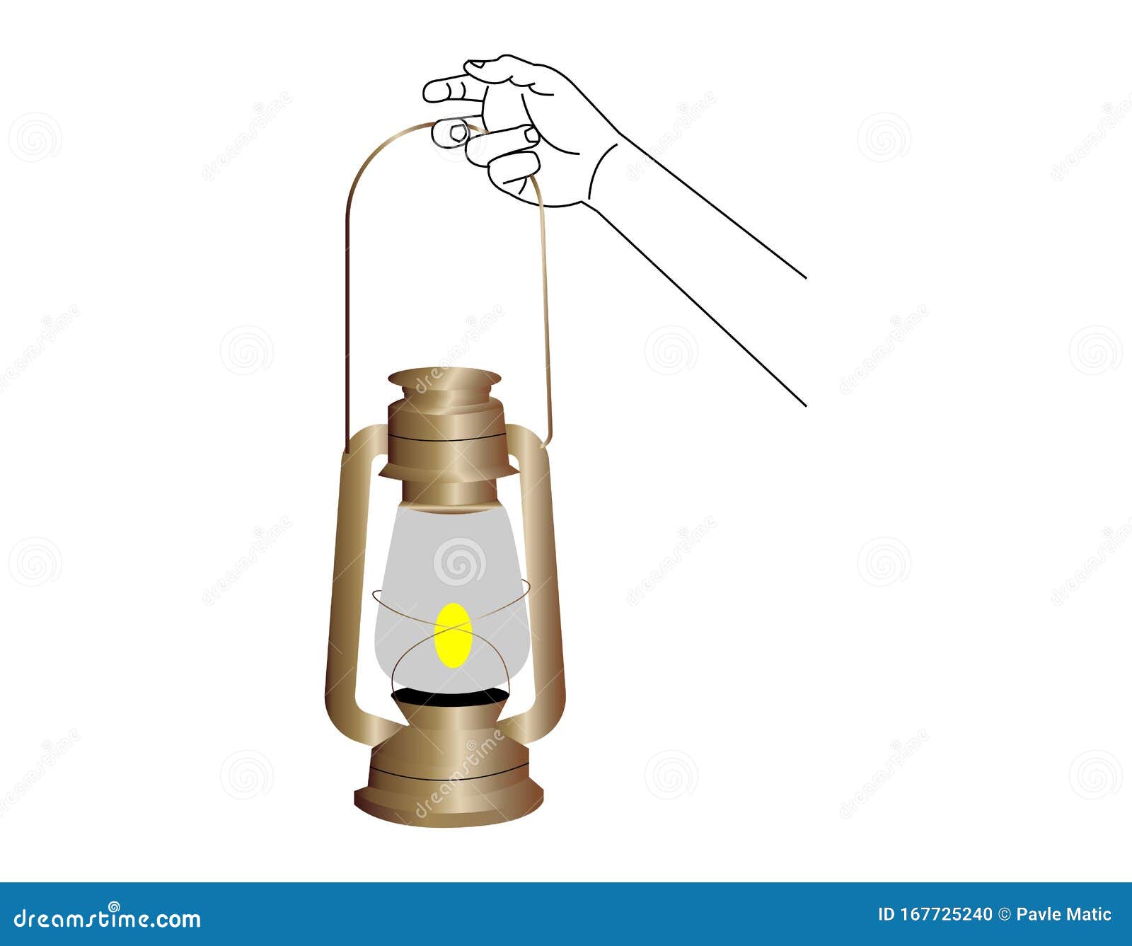 light bulb oil lamp