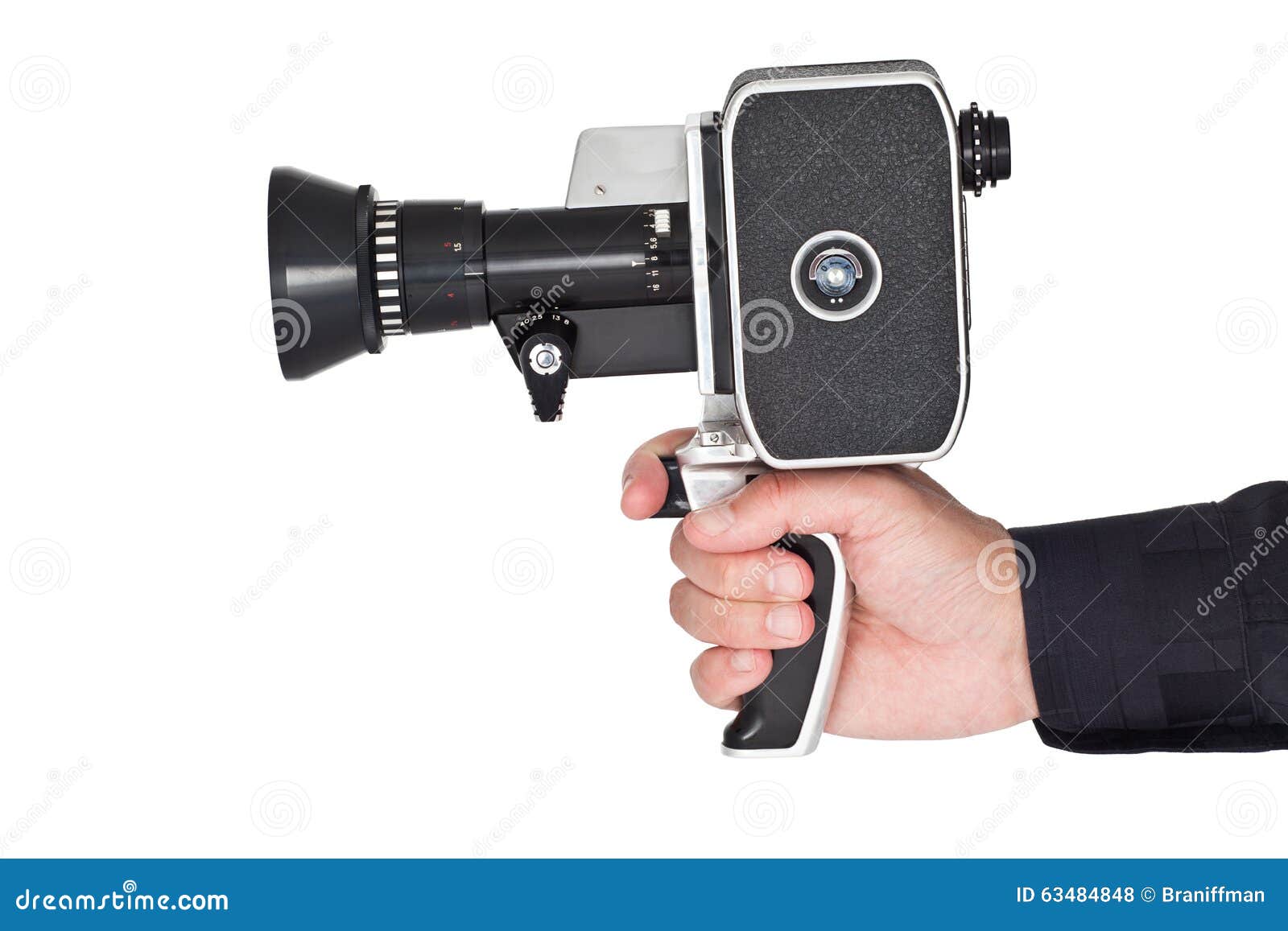 Hand Holding an Old Film Camera Stock Photo Image of producer, maker
