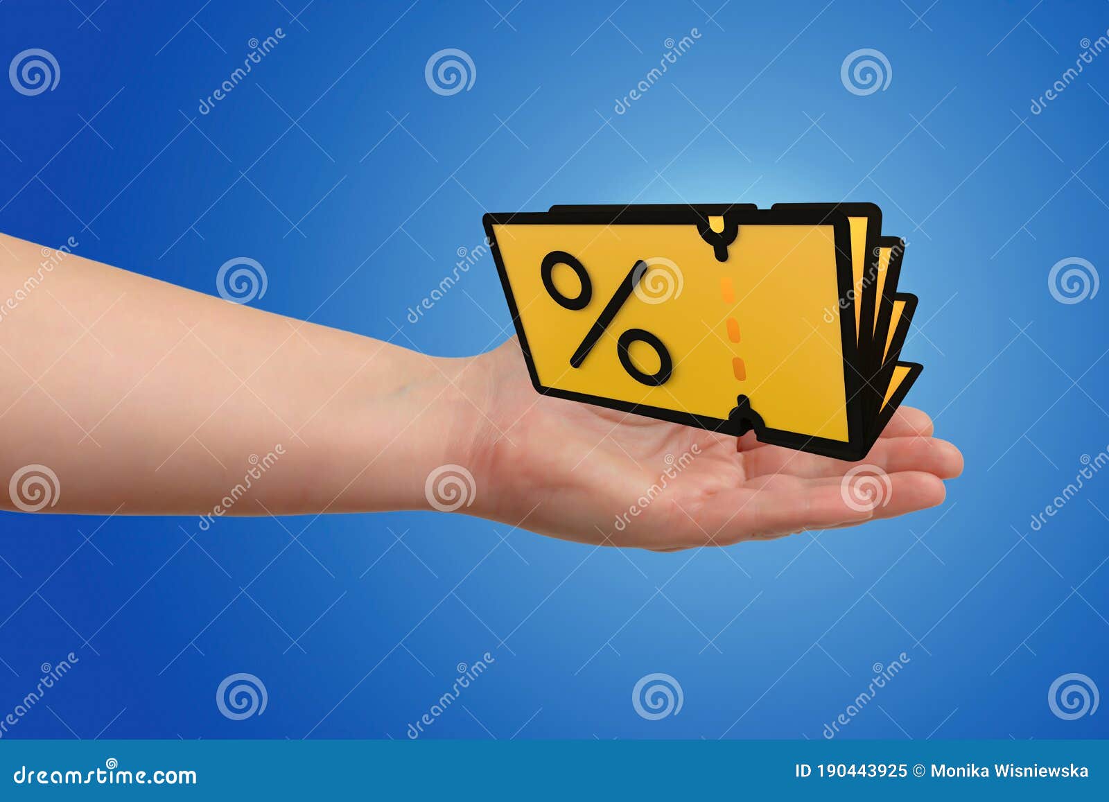 Hand Holding Promo Code Coupons Stock Image Image of payment, price