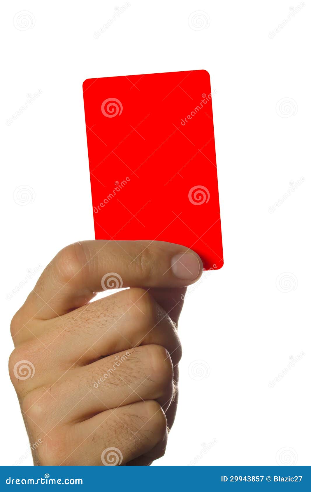 Red Card with Clipping Path Stock Image Image of give, metaphor 29943857