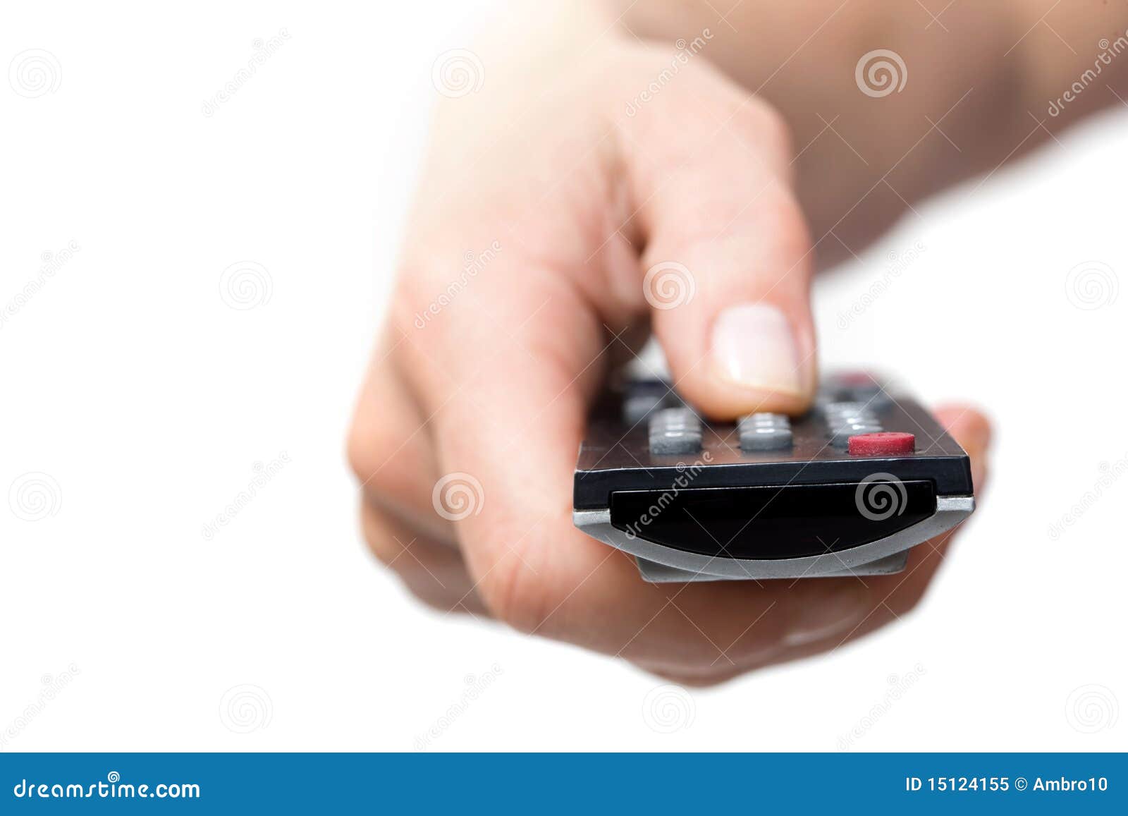 Hand Holding a Remote Control Stock Image Image of objects, hand