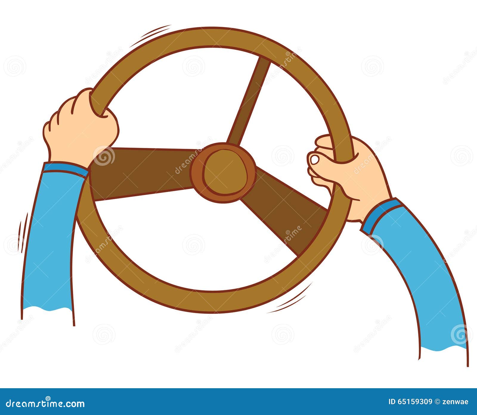 Hand Holding Steering Wheel Stock Vector Illustration of steer, hand