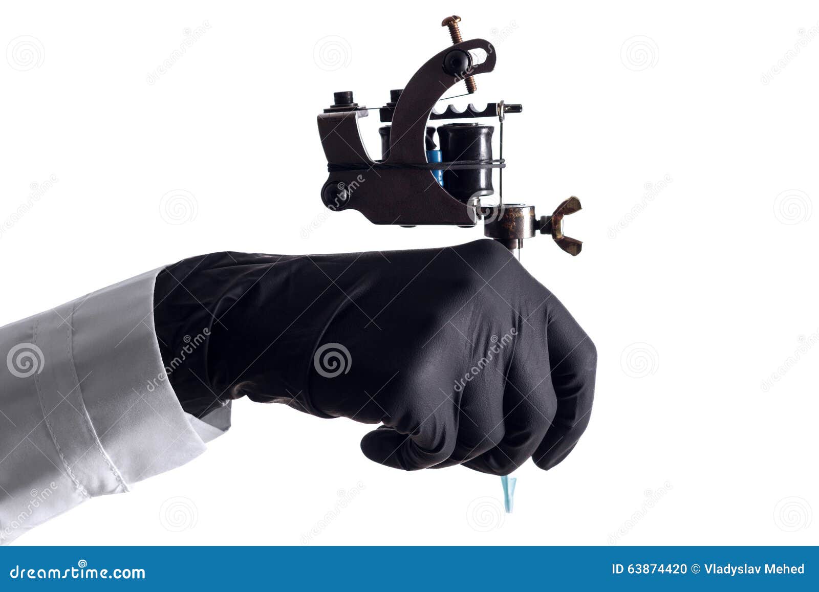 Hand Holding Tattoo Machine Stock Photo Image of artist, creativity