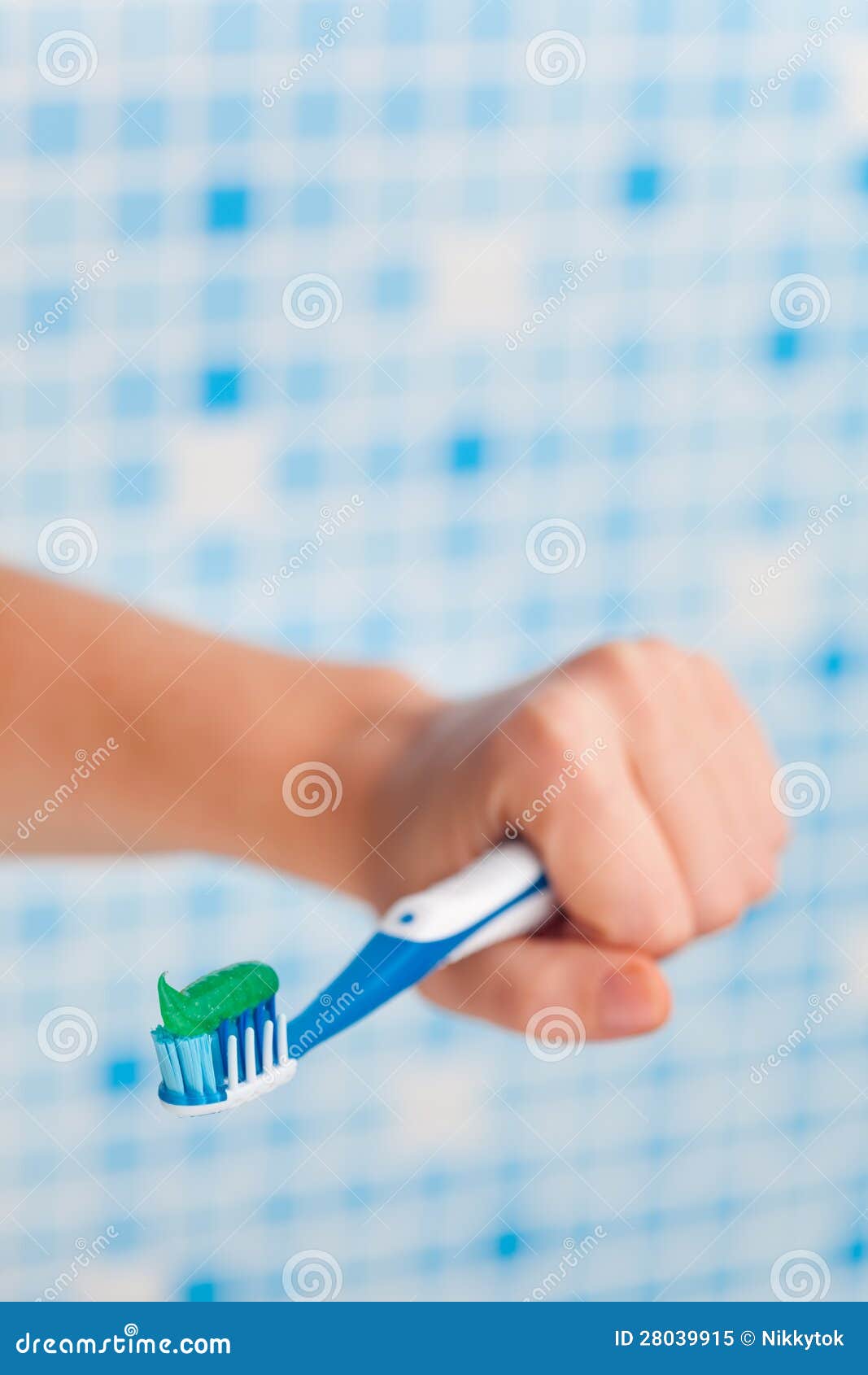 Hand holding toothbrush stock image. Image of lifestyle 28039915