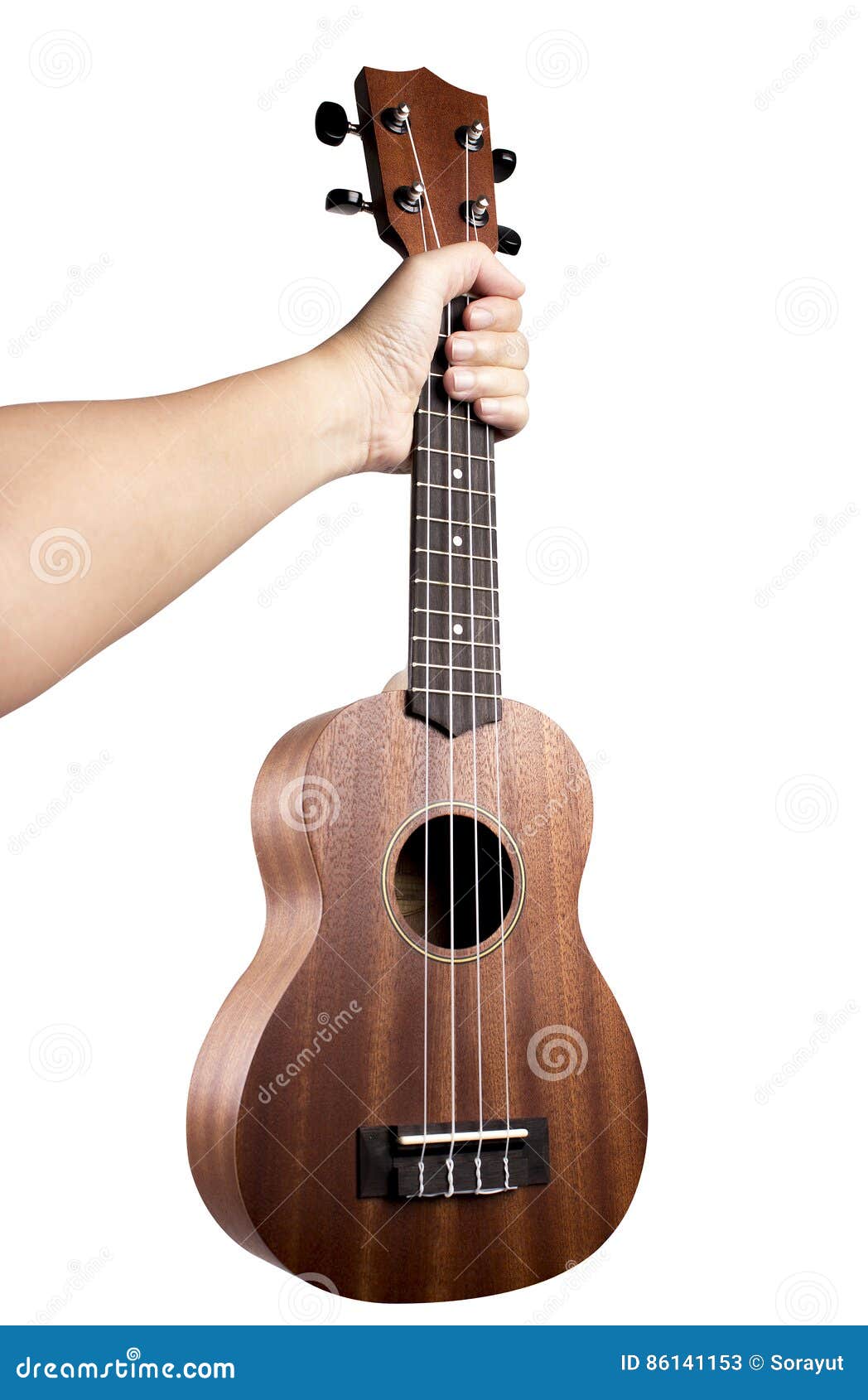 Hand holding ukulele stock image. Image of sing, guitar 86141153