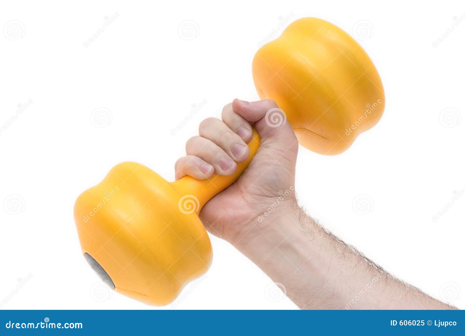 Hand holding weights stock image. Image of effort, heavy 606025