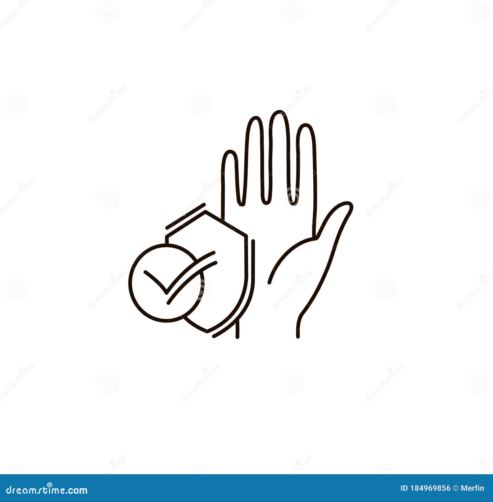 Hand Hygiene  Line Icon Simple Minimal Pictogram  Personal 