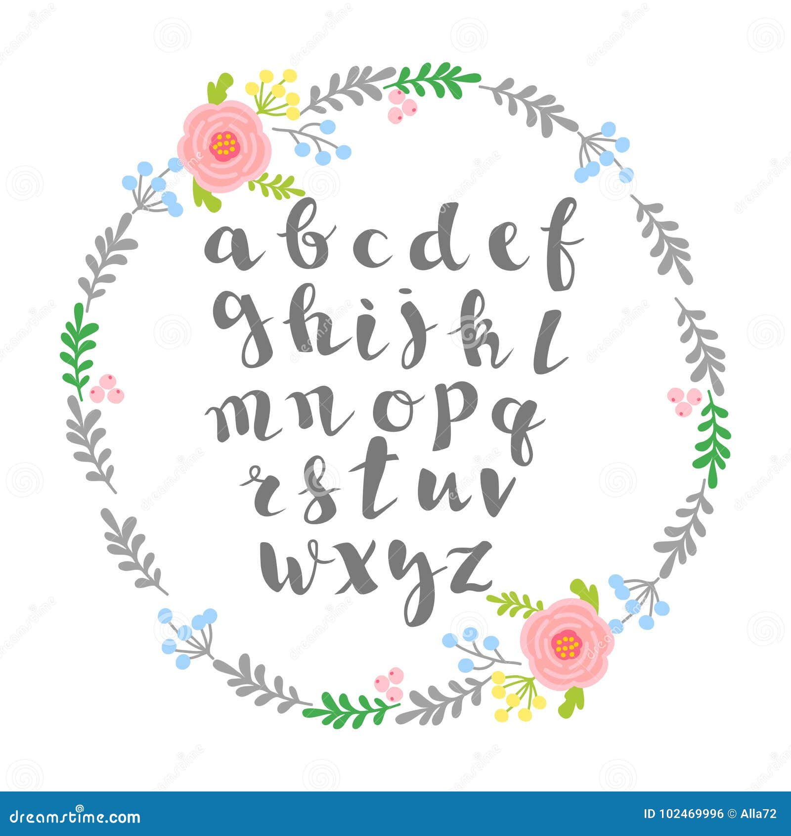 hand lettering alphabet calligraphy