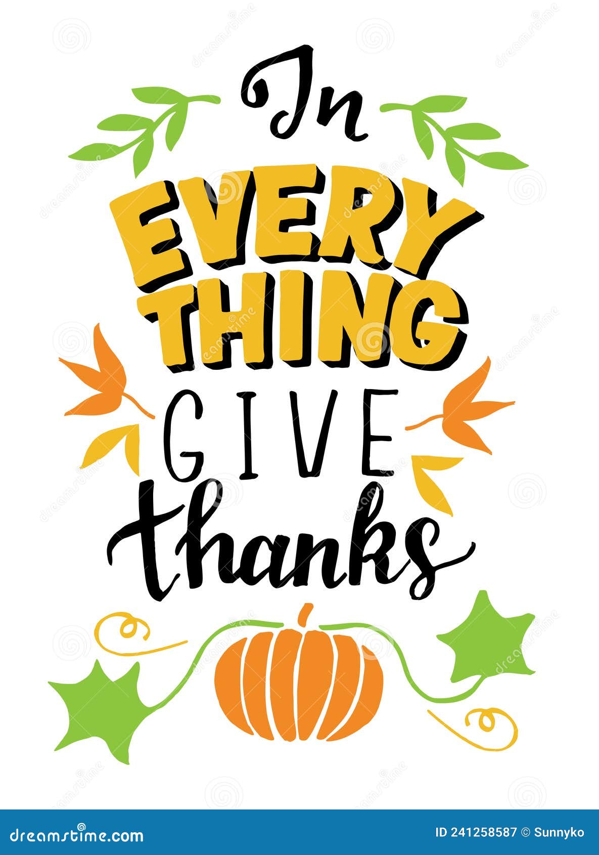 in everything give thanks