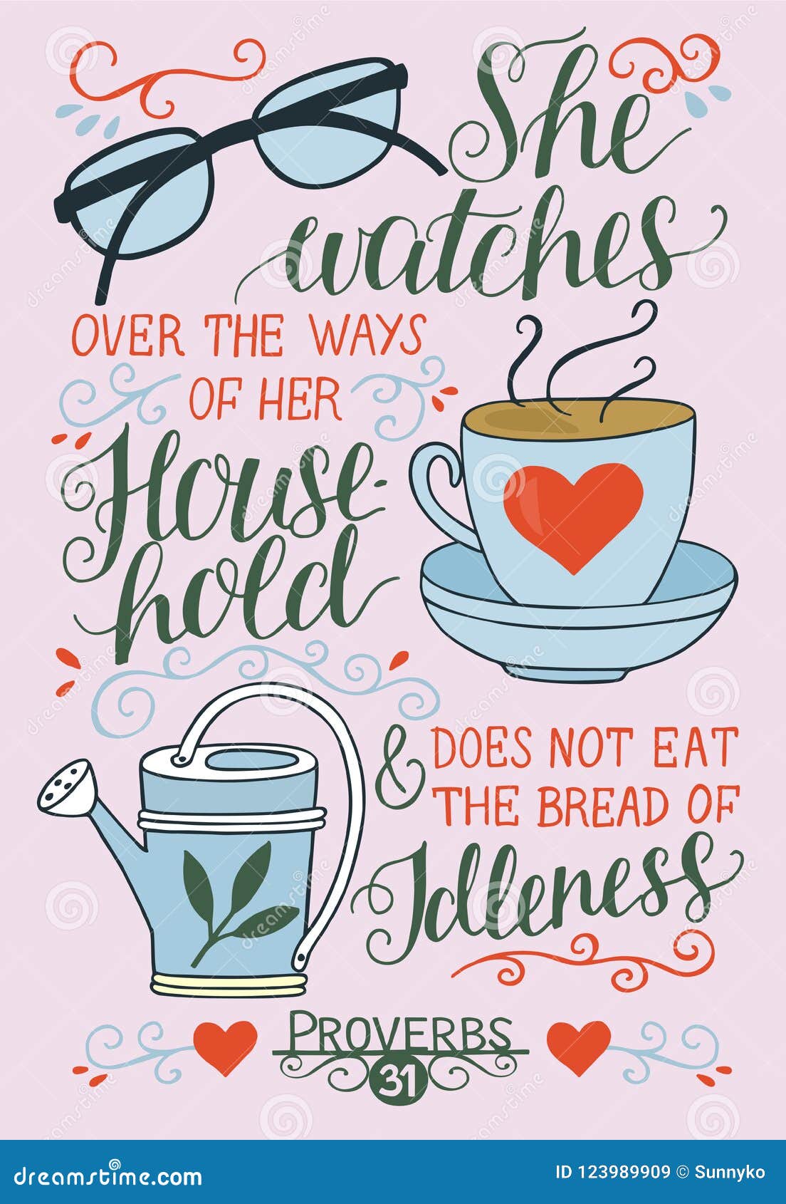 hand lettering with bible