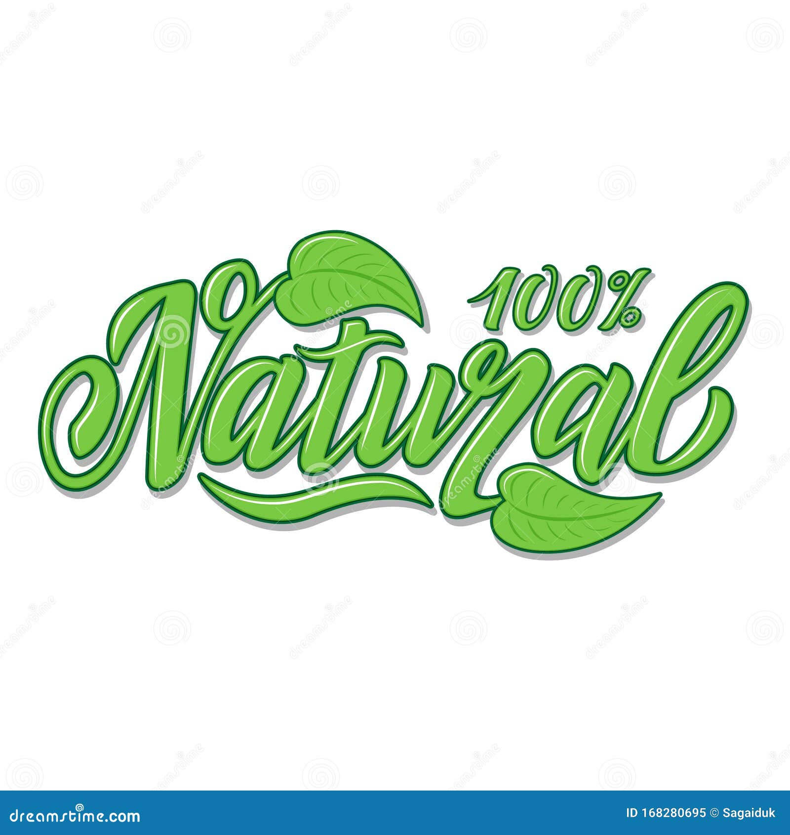 Hand Lettering Illustration Of Natural Food For Restaurant Cafe Menu 标签 徽标 贴图或图标的元素向量例证 插画包括有menu Cafe
