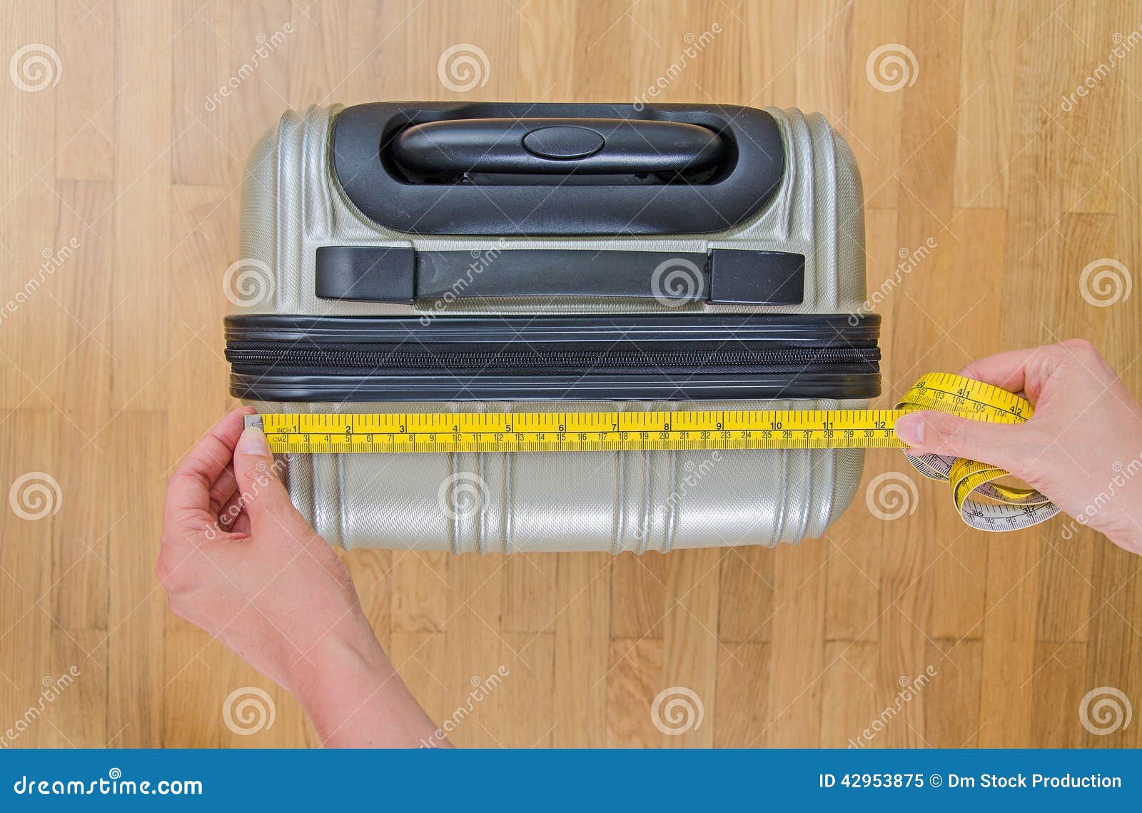 Hand luggage. stock image. Image of packing, measure 42953875