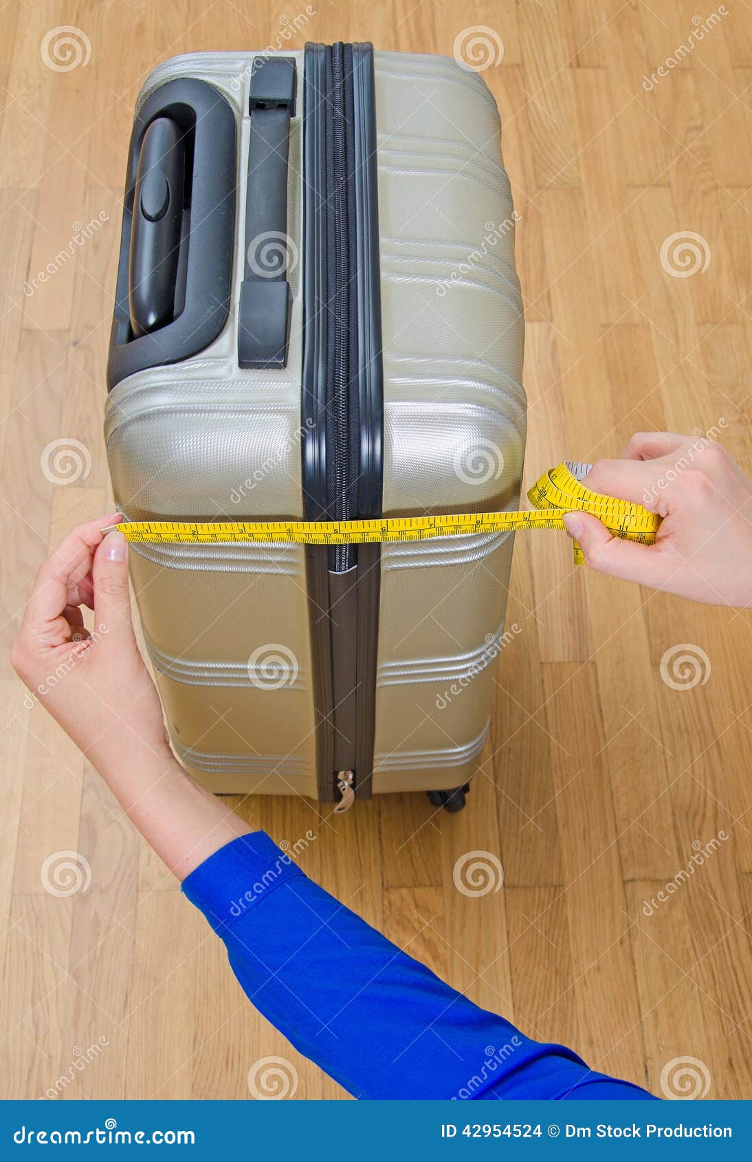 Hand luggage measurement. stock photo. Image of large 42954524