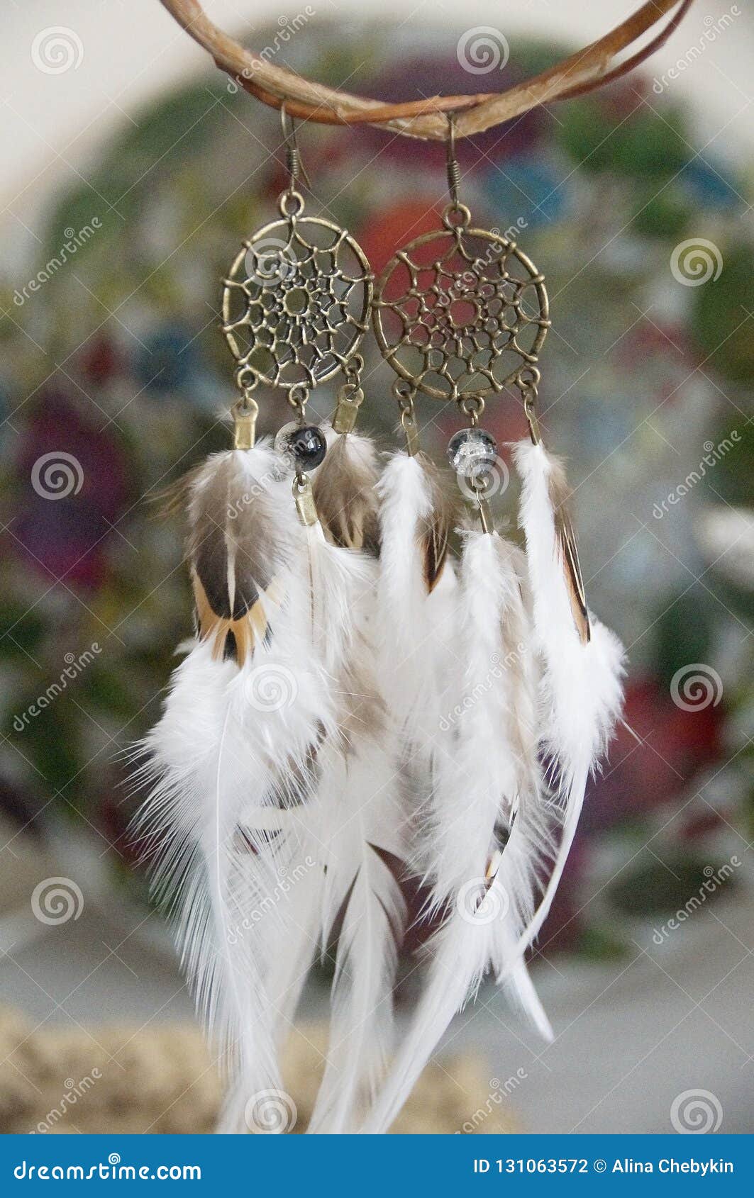 Style Viva Oxidised Silver Multicolour Feather Earrings for women and Girls  College office and Casual Wear
