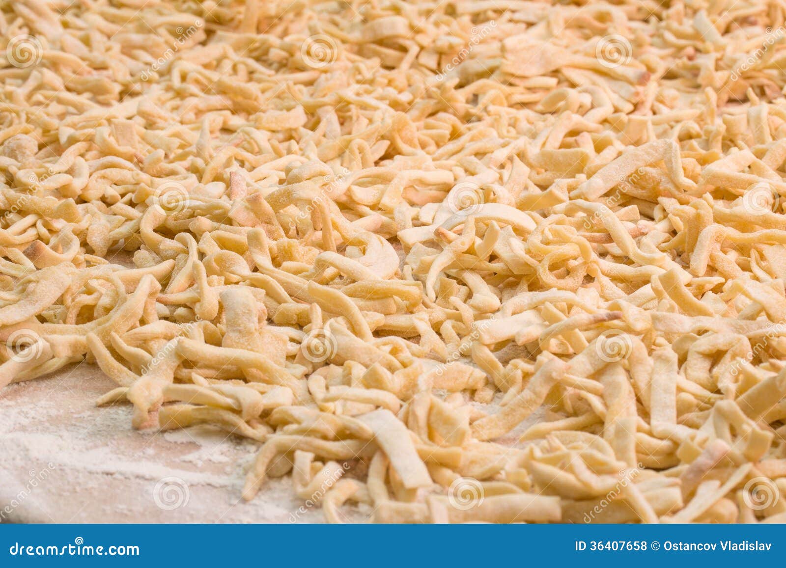 Hand made noodles stock photo. Image of detail, food 36407658