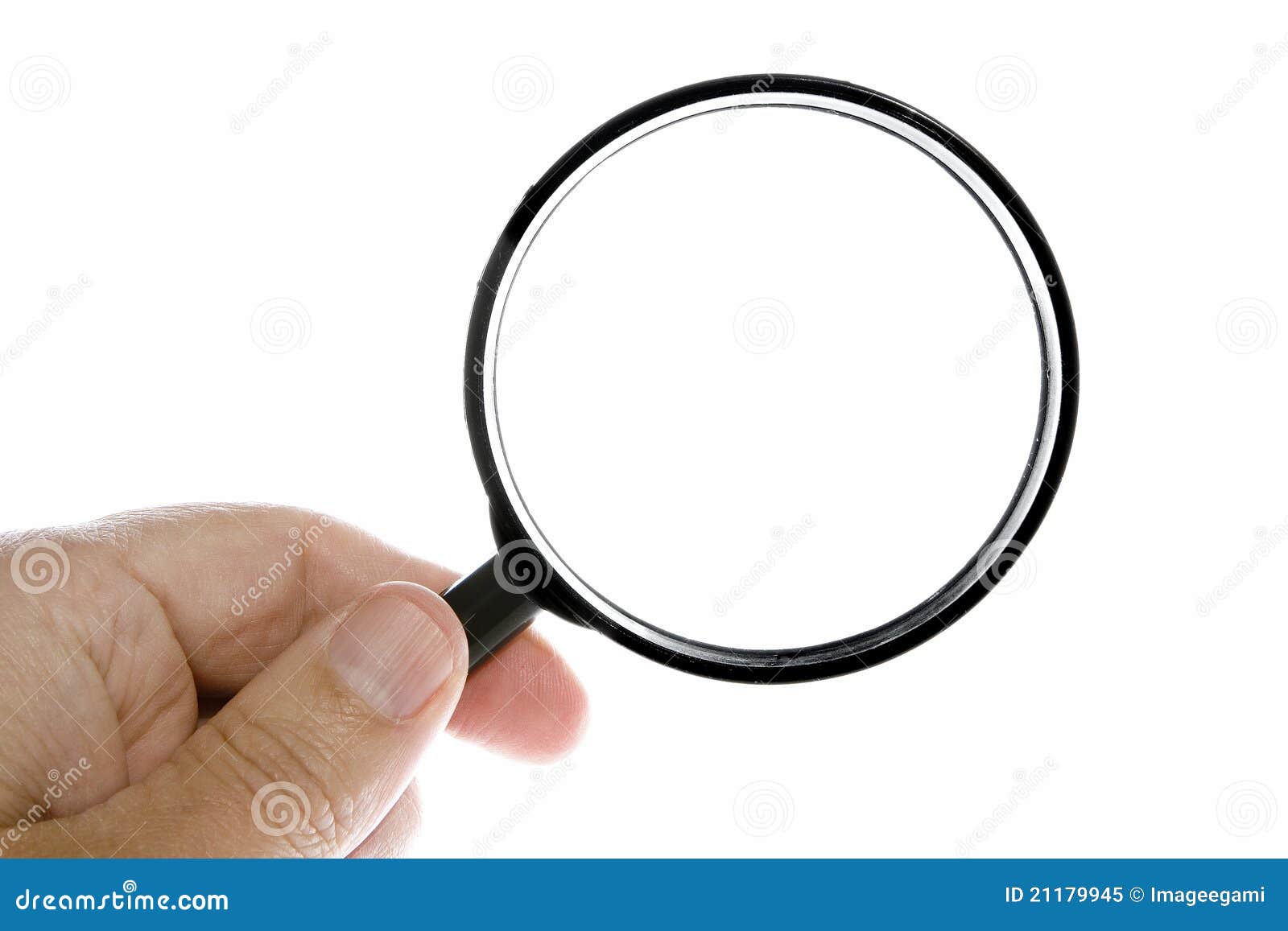 Hand with magnifying glass stock image. Image of hands 21179945